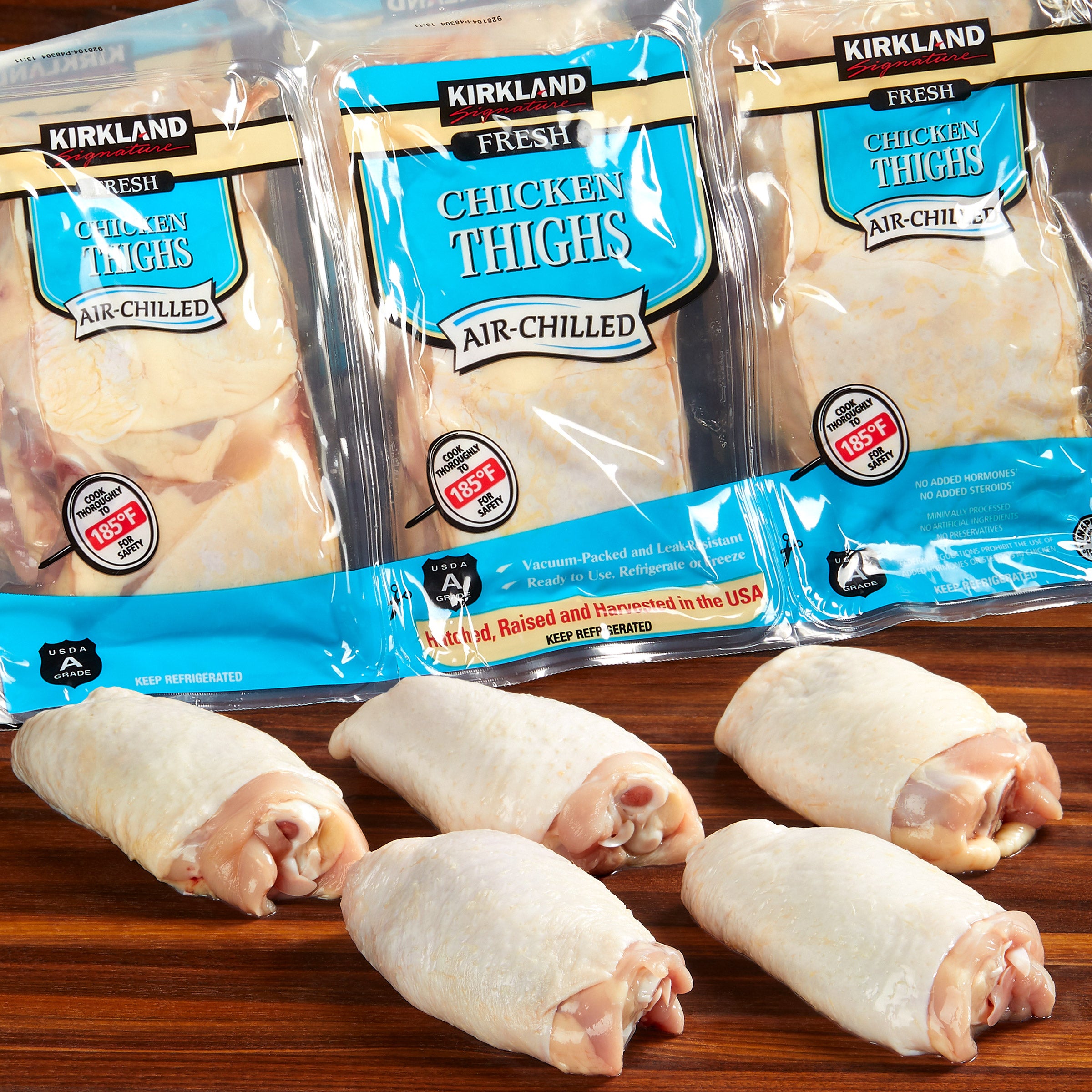 FRESH FRYER CHICKEN THIGHS PER LB - Image 1