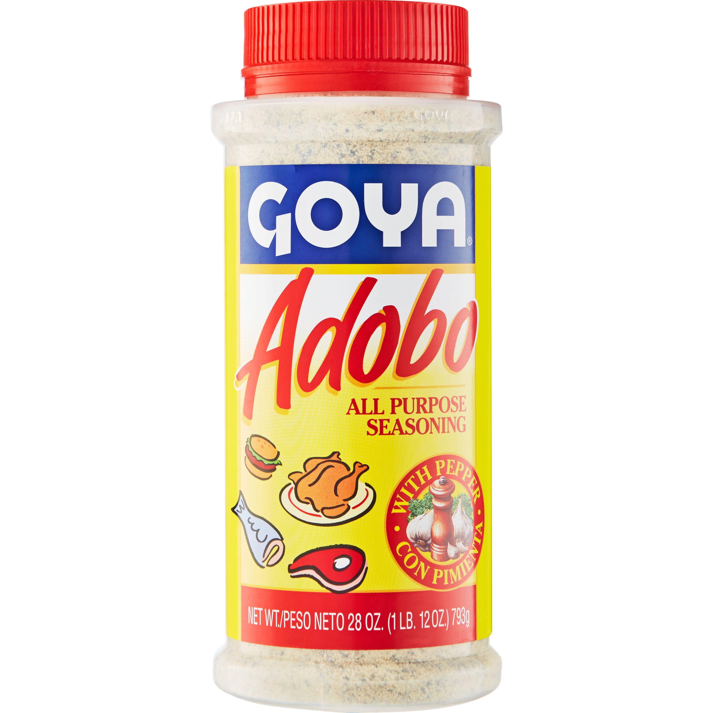 GOYA ADOBO WITH PEPPER 2/28 OZ