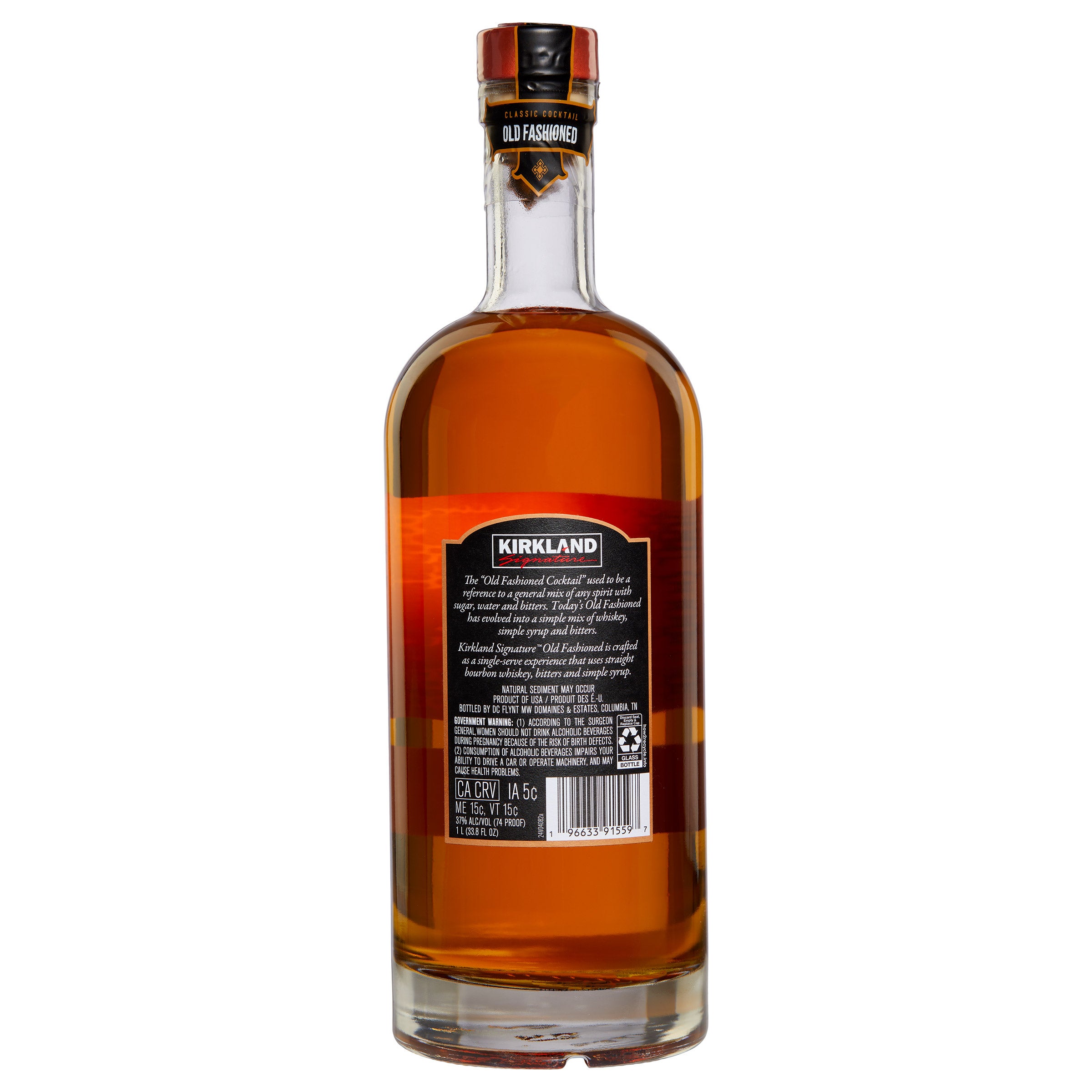 KIRKLAND SIGNATURE RTD OLD FASHIONED TENNESSEE 1.0 L