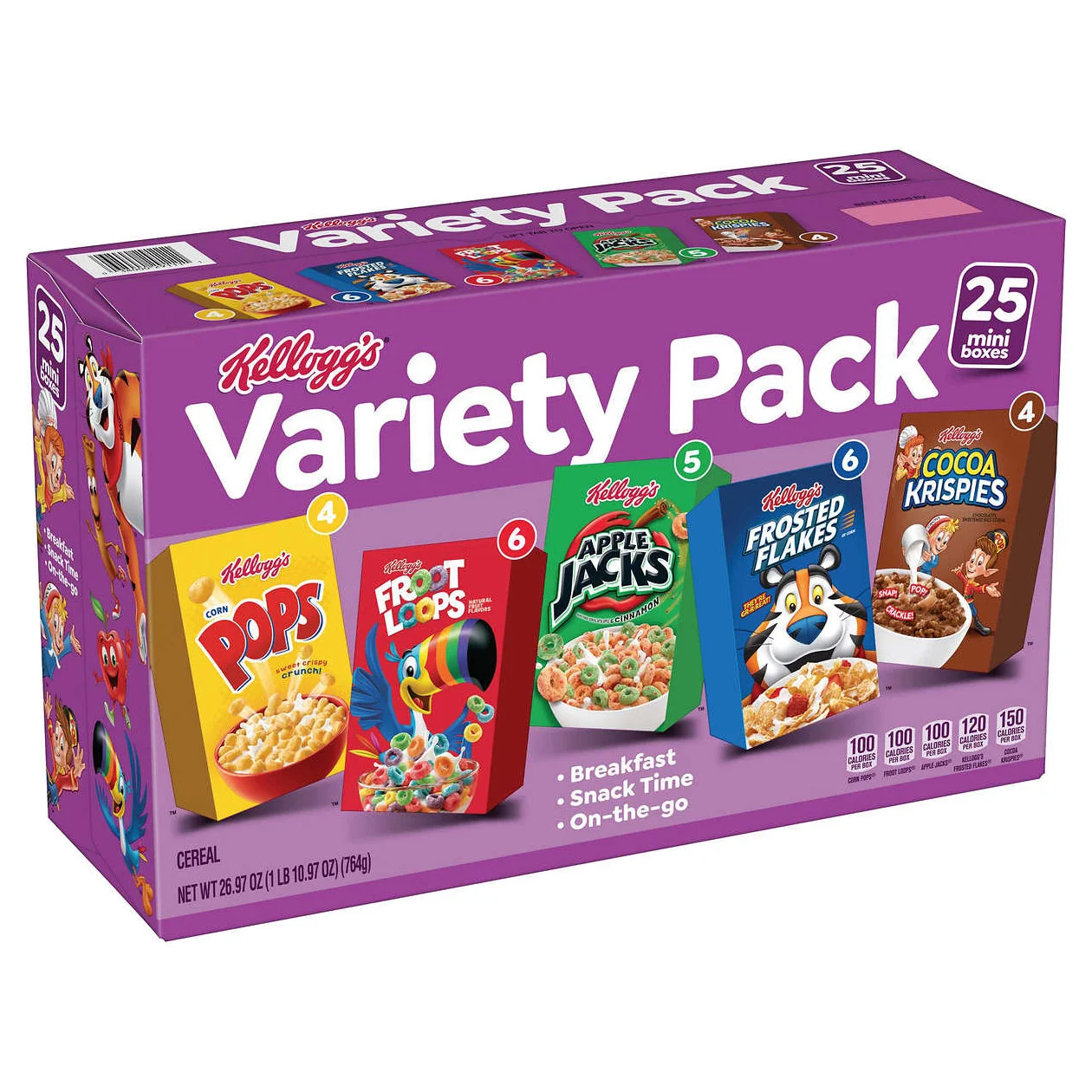 KELLOGG'S VARIETY PACK 25 MINI BOXES - Image 1