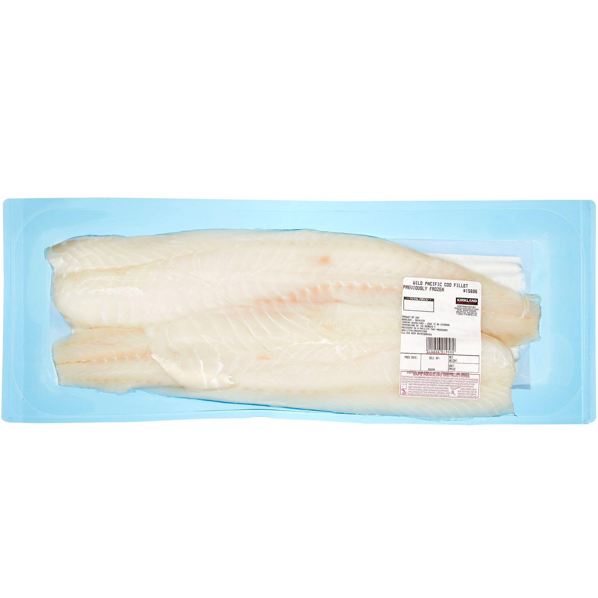 WILD PACIFIC COD FILLET PREVIOUSLY FROZEN PER LB. - Image 1