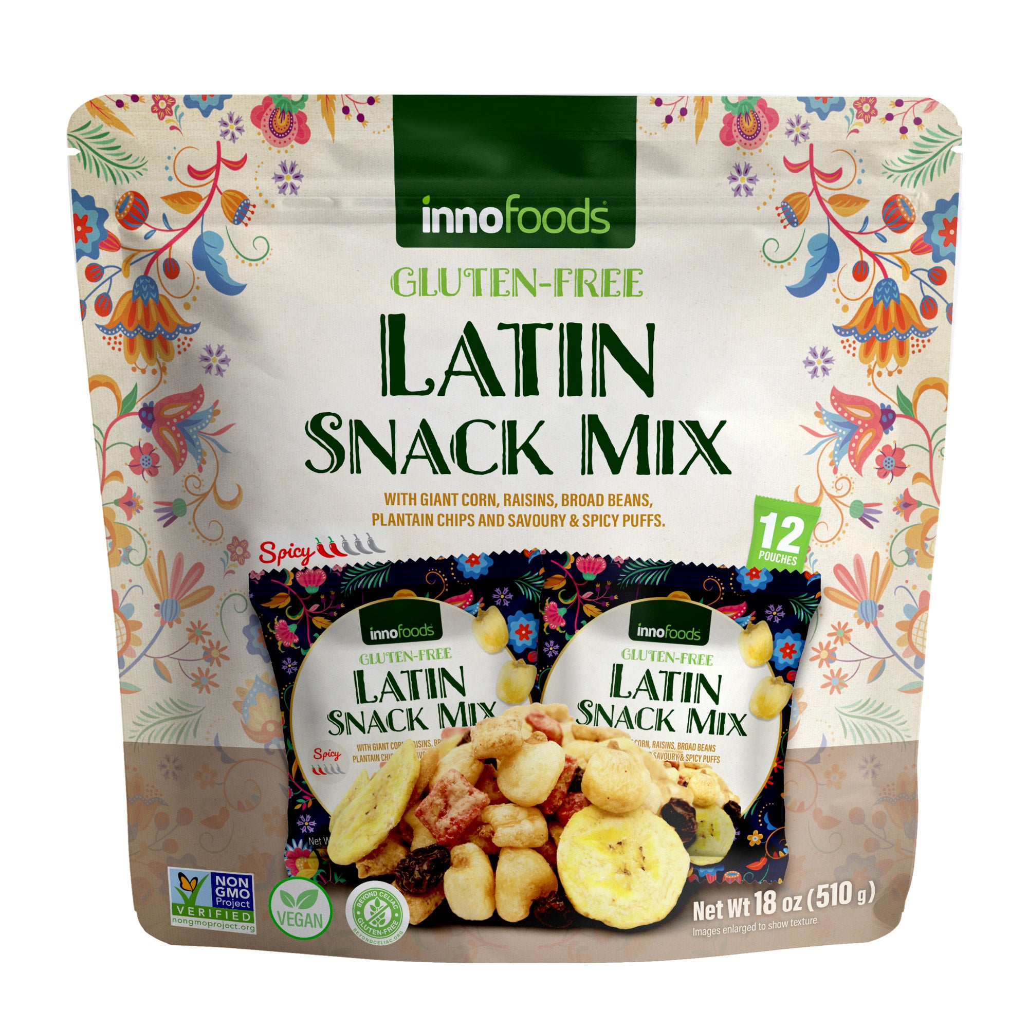 INNO FOODS LATIN SNACK MIX 12 PACKS 1.5 OZ EACH