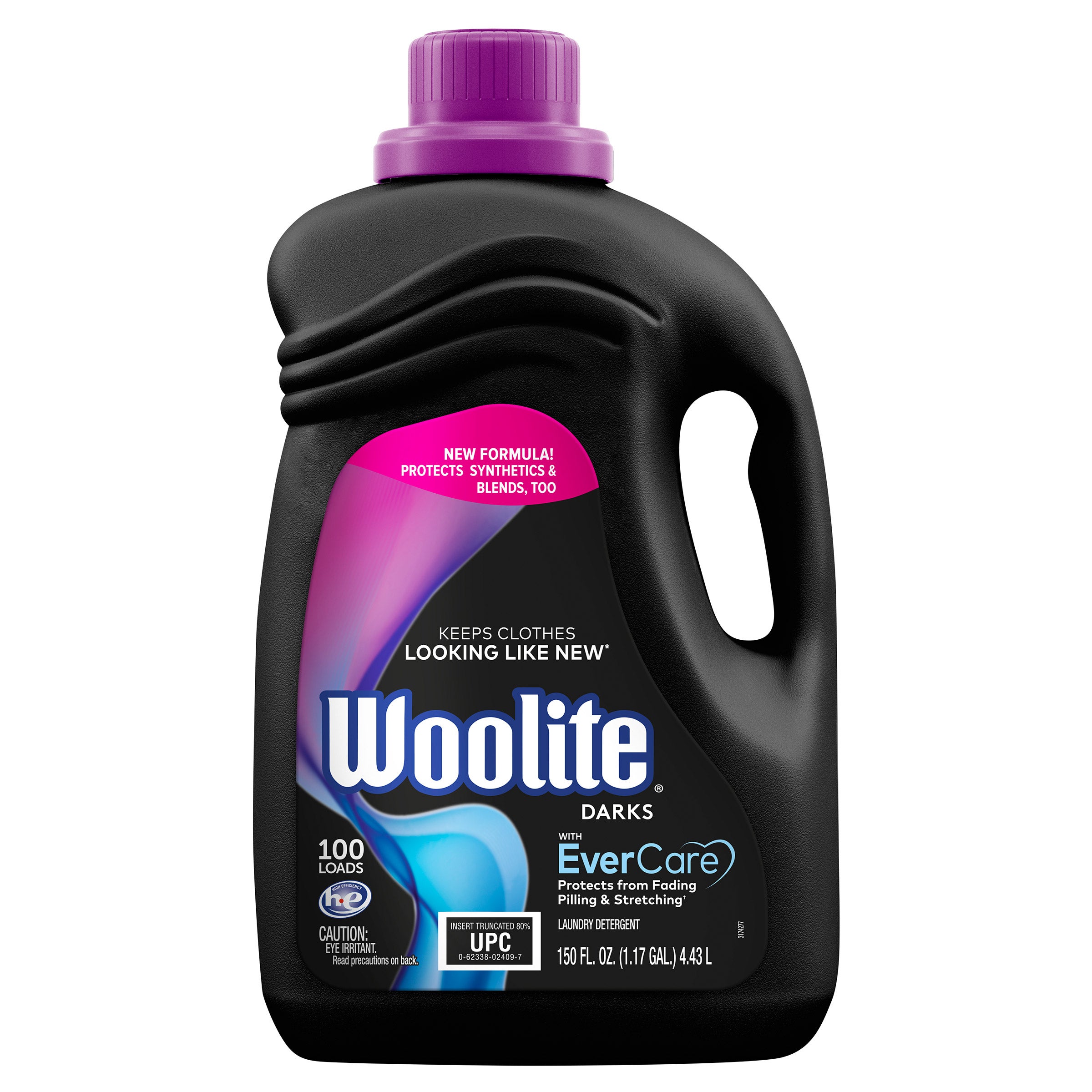 WOOLITE DARKS WITH EVERCARE 150 OZ
