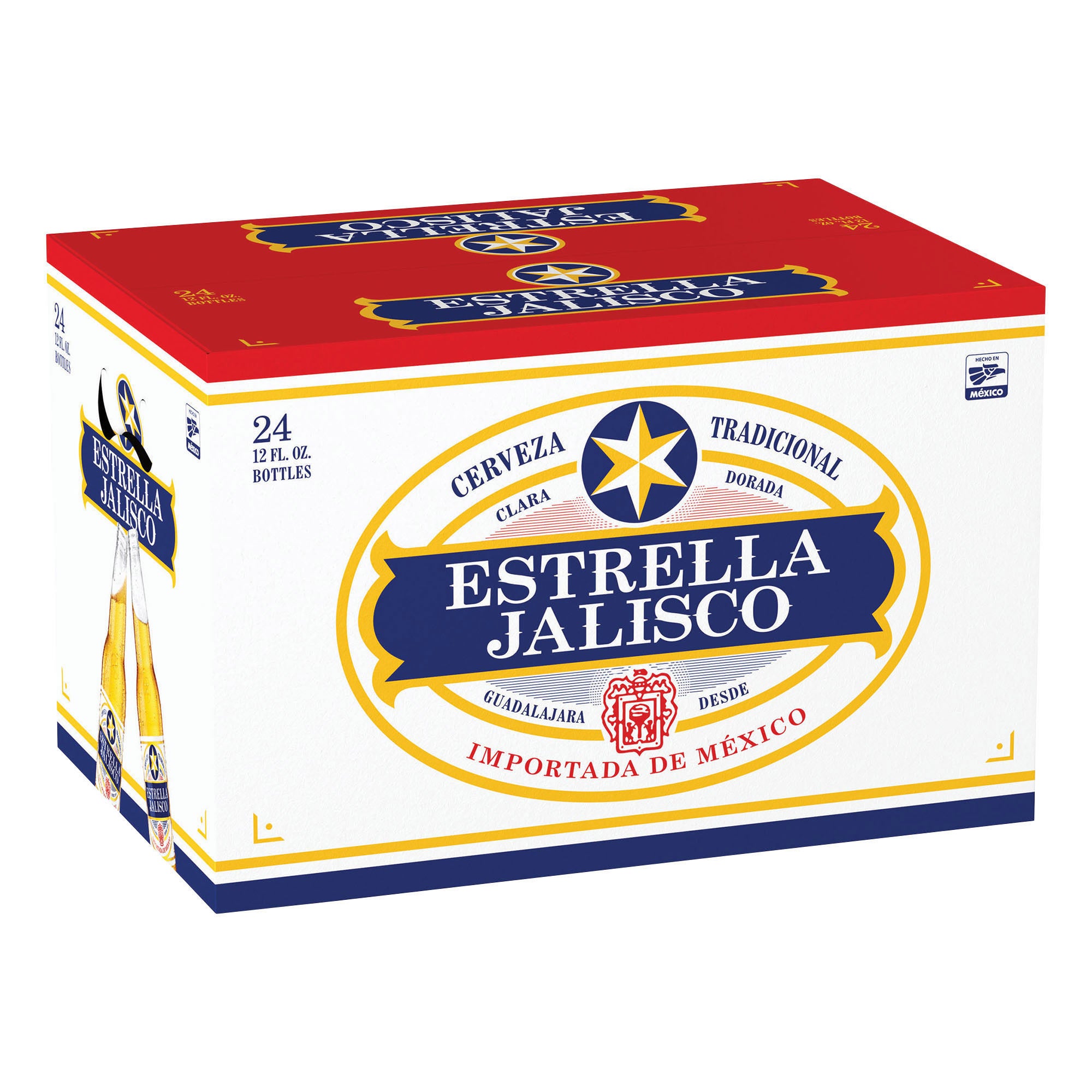 ESTRELLA JALISCO MEXICAN PILSNER 24/12 OZ BOTTLES