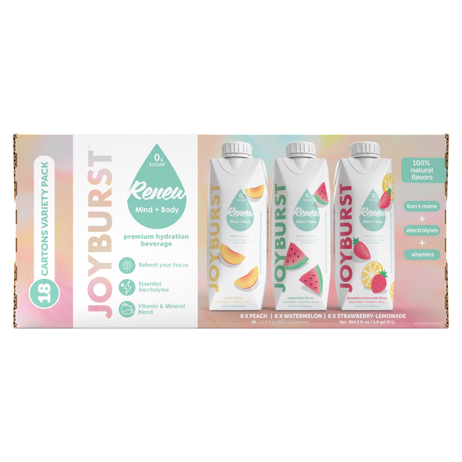 JOYBURST HYDRATION VRTY 18 / 16.9 OZ - Image 1