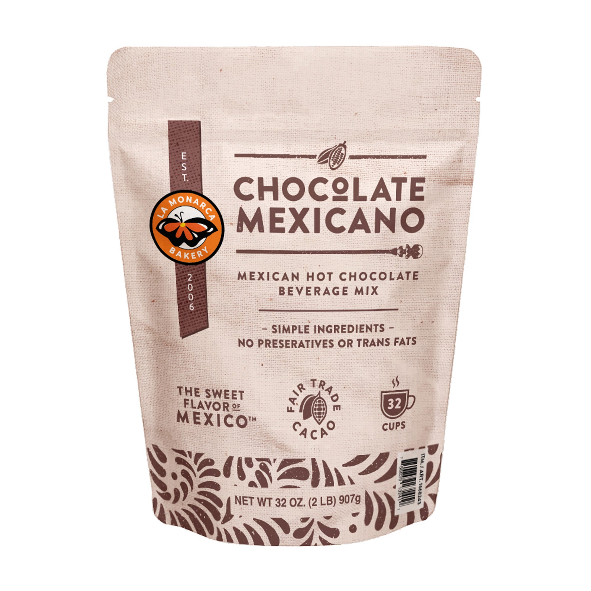 LA MONARCA BAKERY MEXICAN HOT CHOCOLATE 2 LB