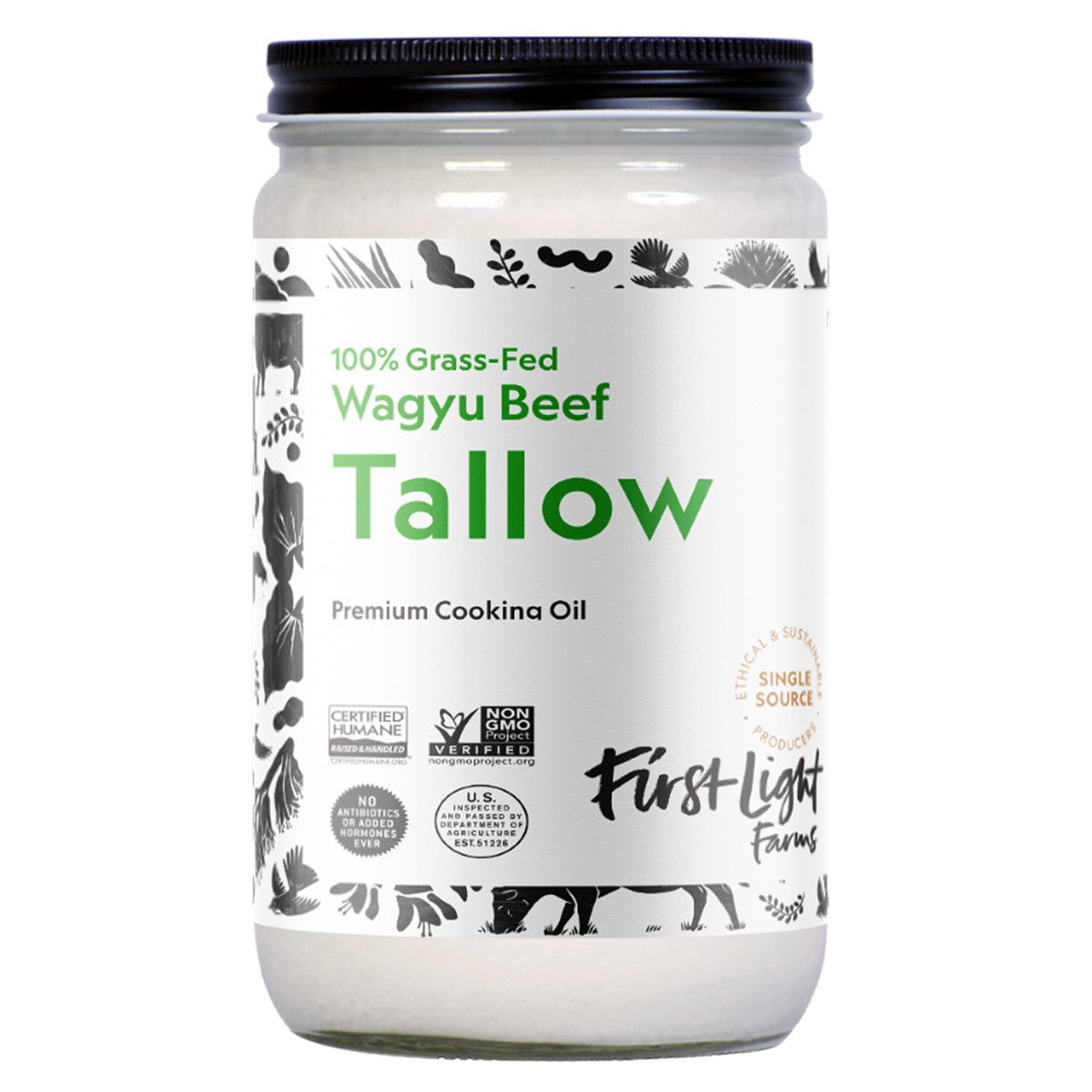 FIRST LIGHT FARMS 100% WAGYU BEEF TALLOW 2/14 OZ - Image 1