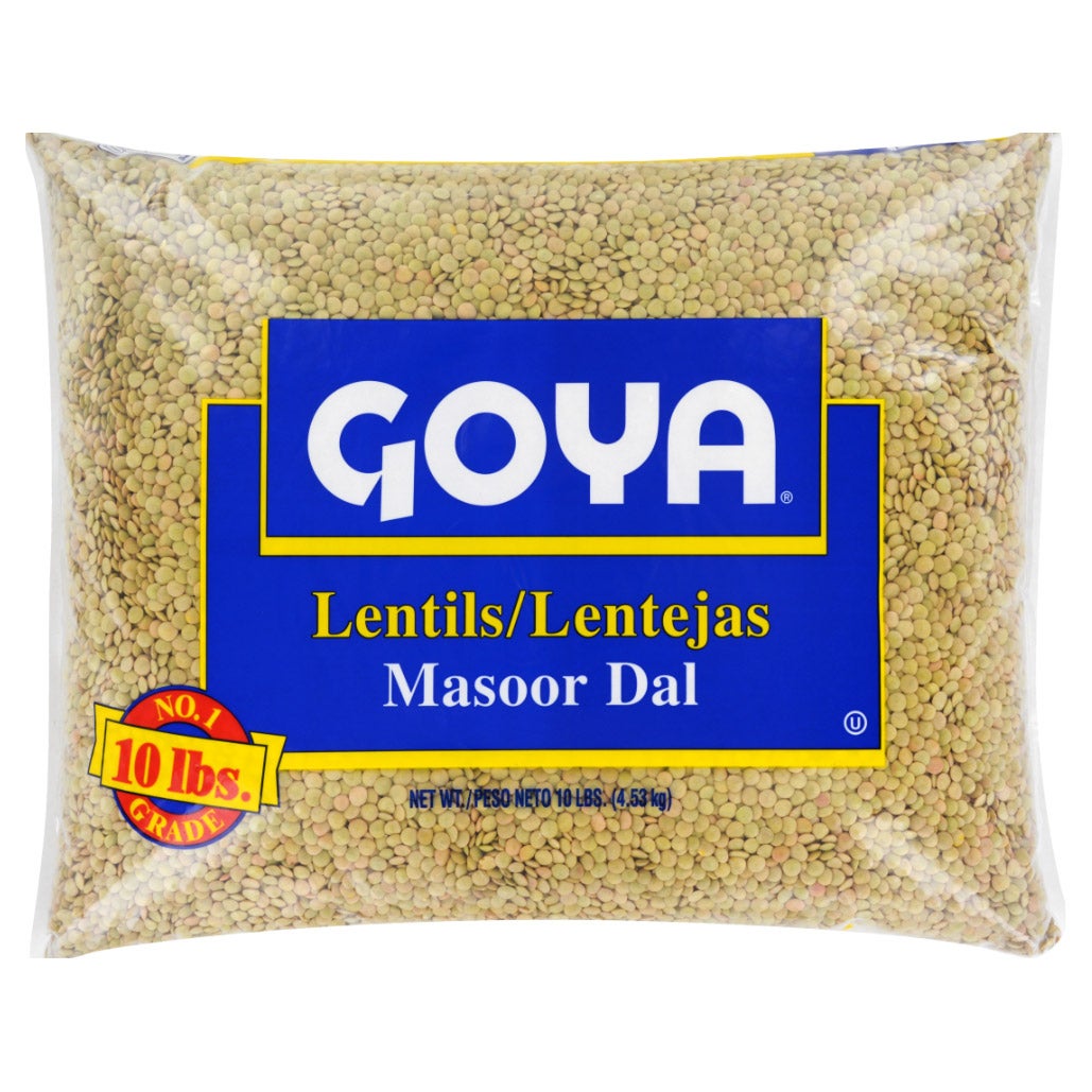 GOYA DRY LENTIL BEANS 10 LBS