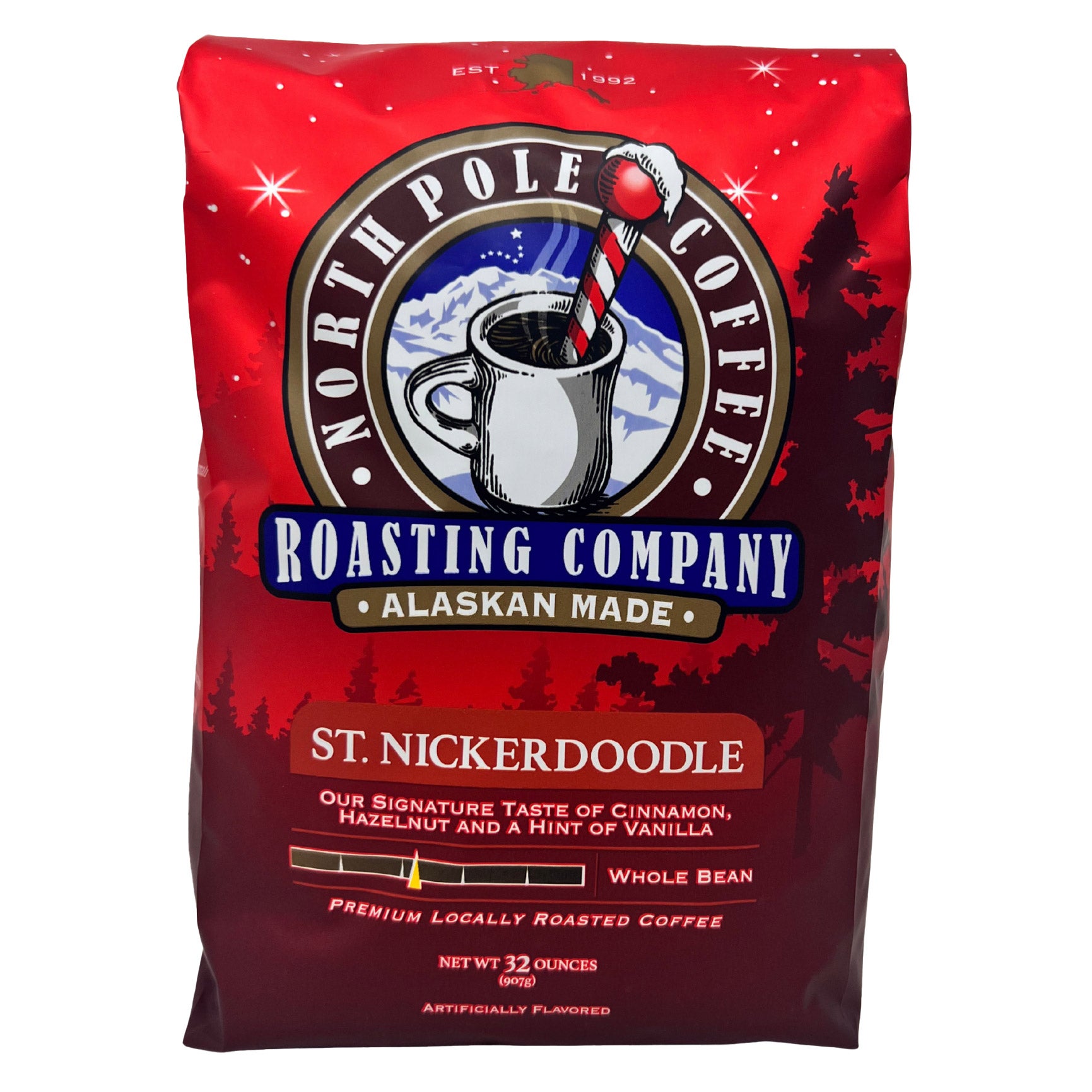 NORTH POLE COFFEE ST. NICKERDOODLE 2 LBS WHOLE BEAN - Image 1