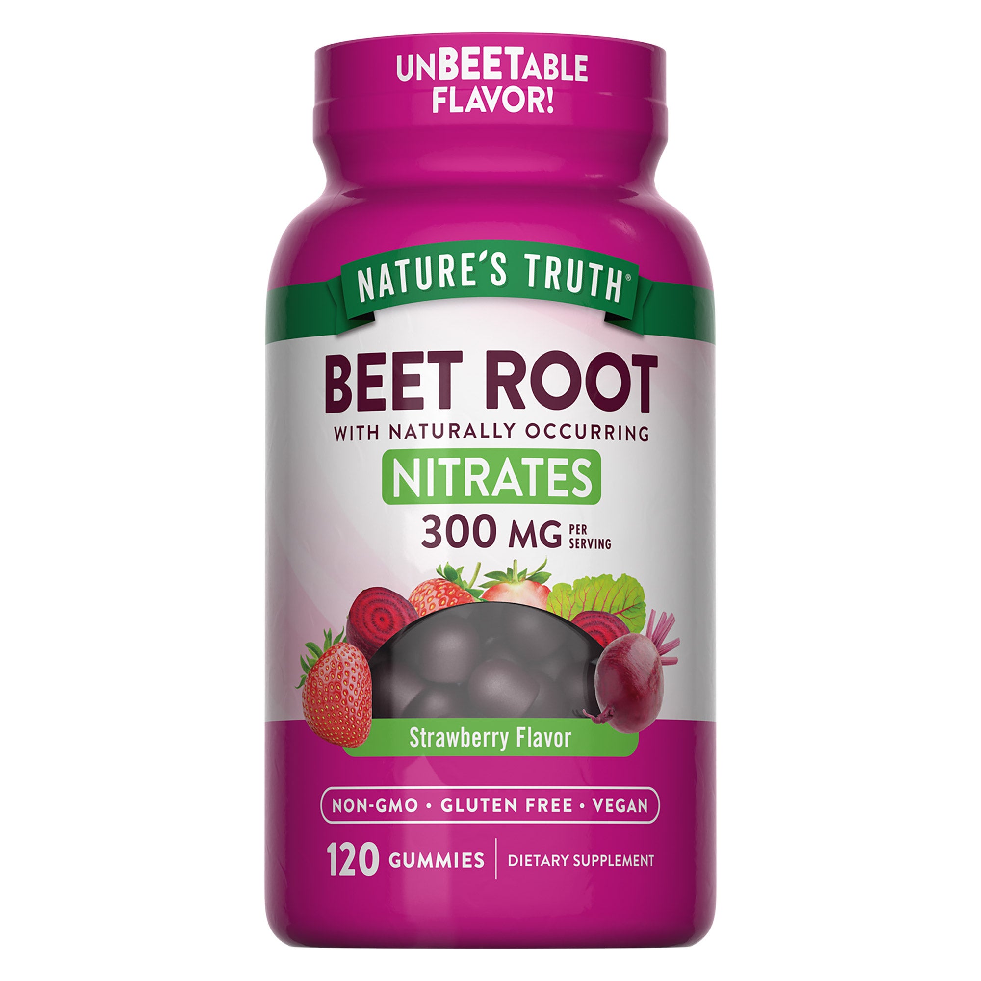 NATURE'S TRUTH BEET ROOT GUMMY 300MG 120CT
