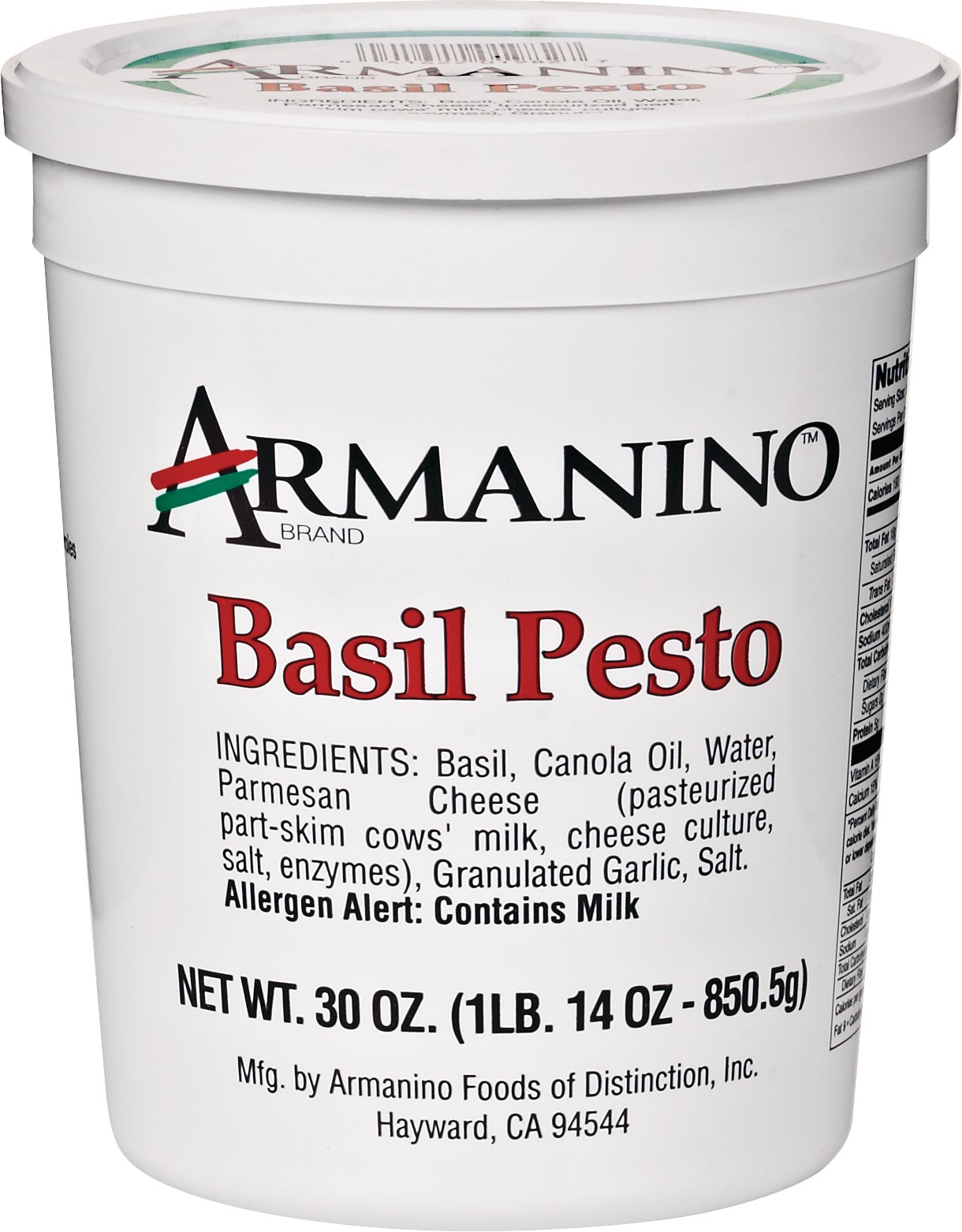 ARMANINO BASIL PESTO 30 OZ