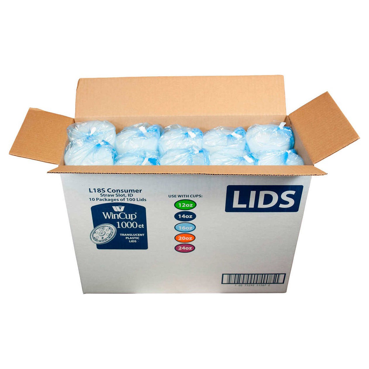 WINCUP 12-24 OZ FOAM CUP LID 1000 CT 215008