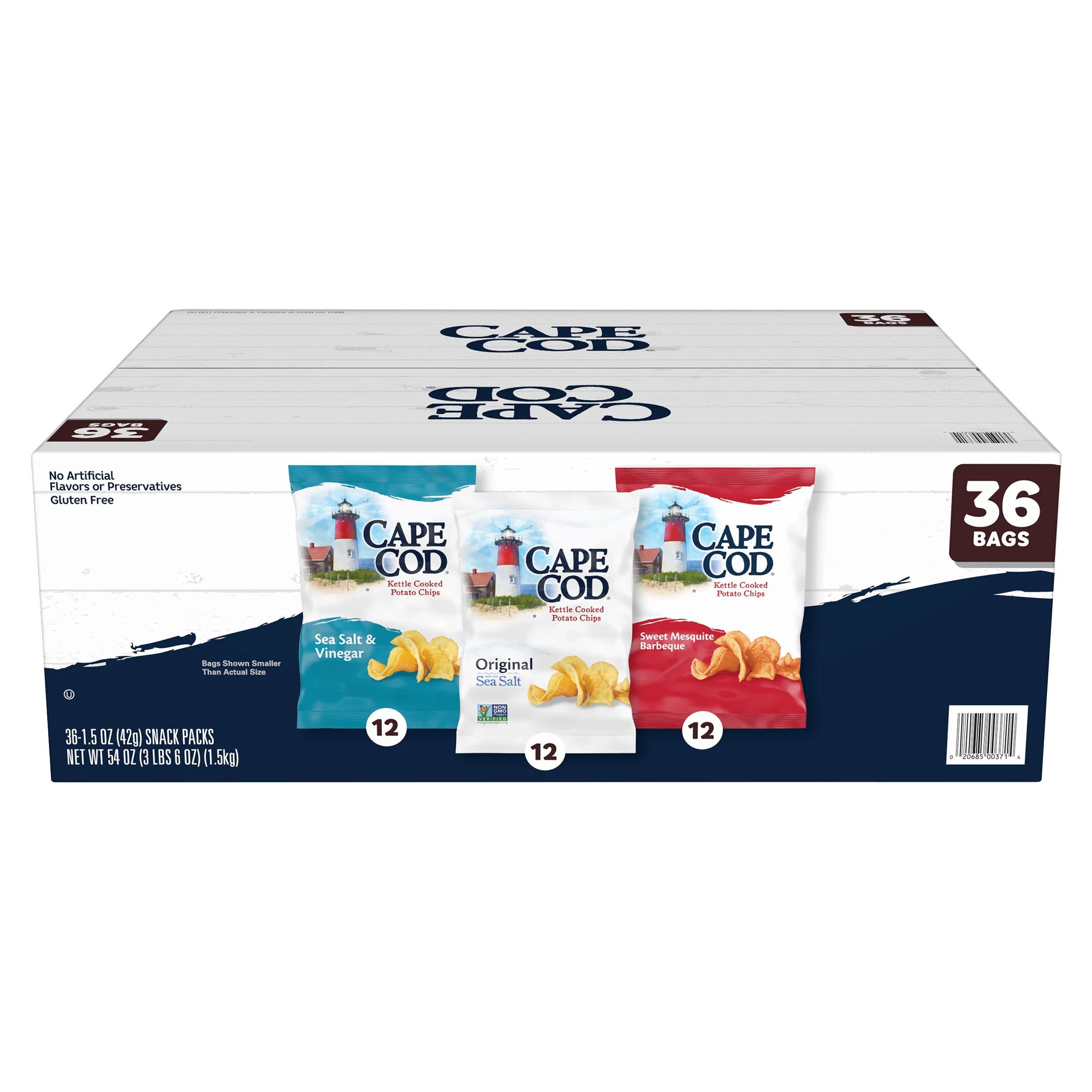 CAPE COD VARIETY PACK 36CT 1.5OZ - Image 1