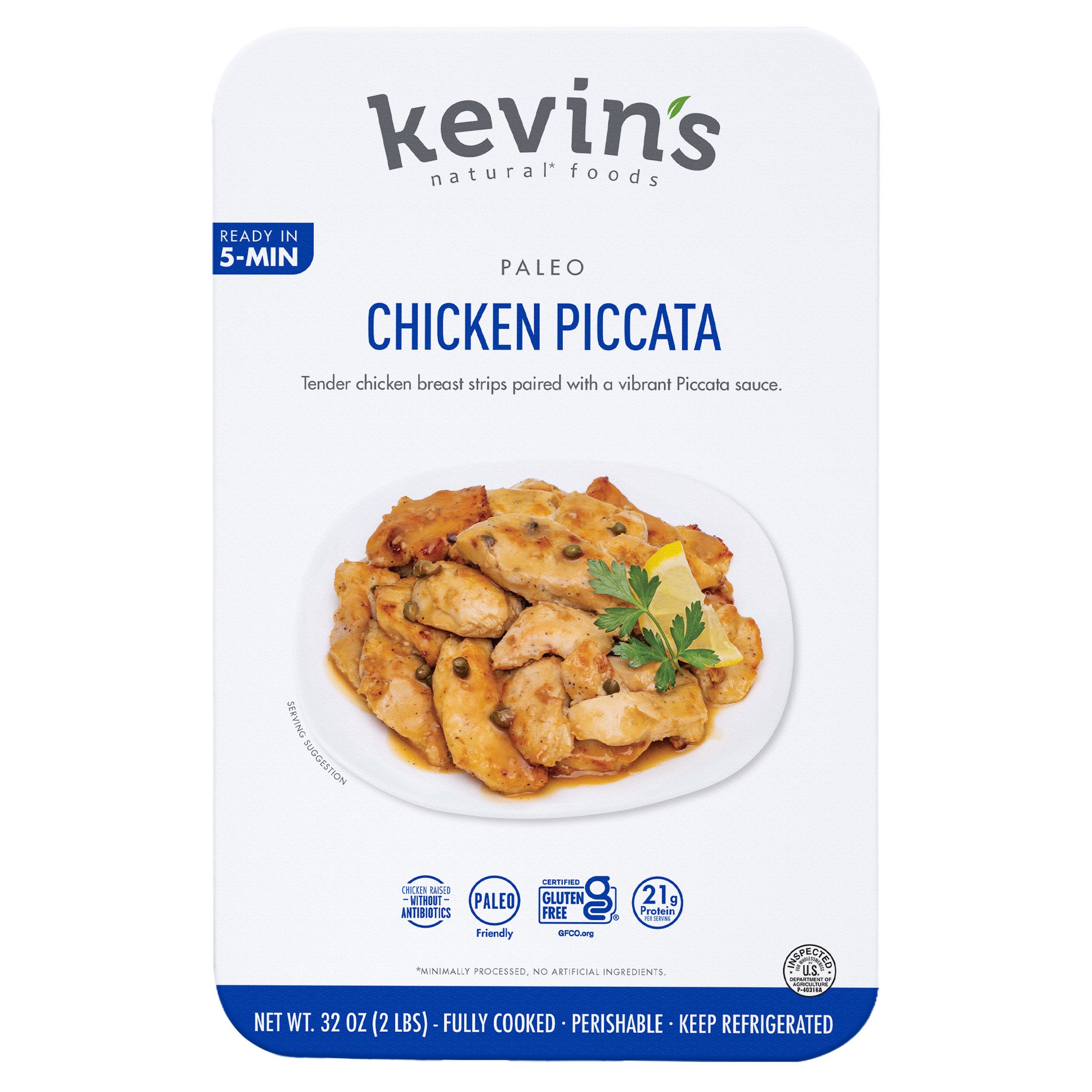KEVIN'S CHICKEN PICCATA 32 OZ - Image 1