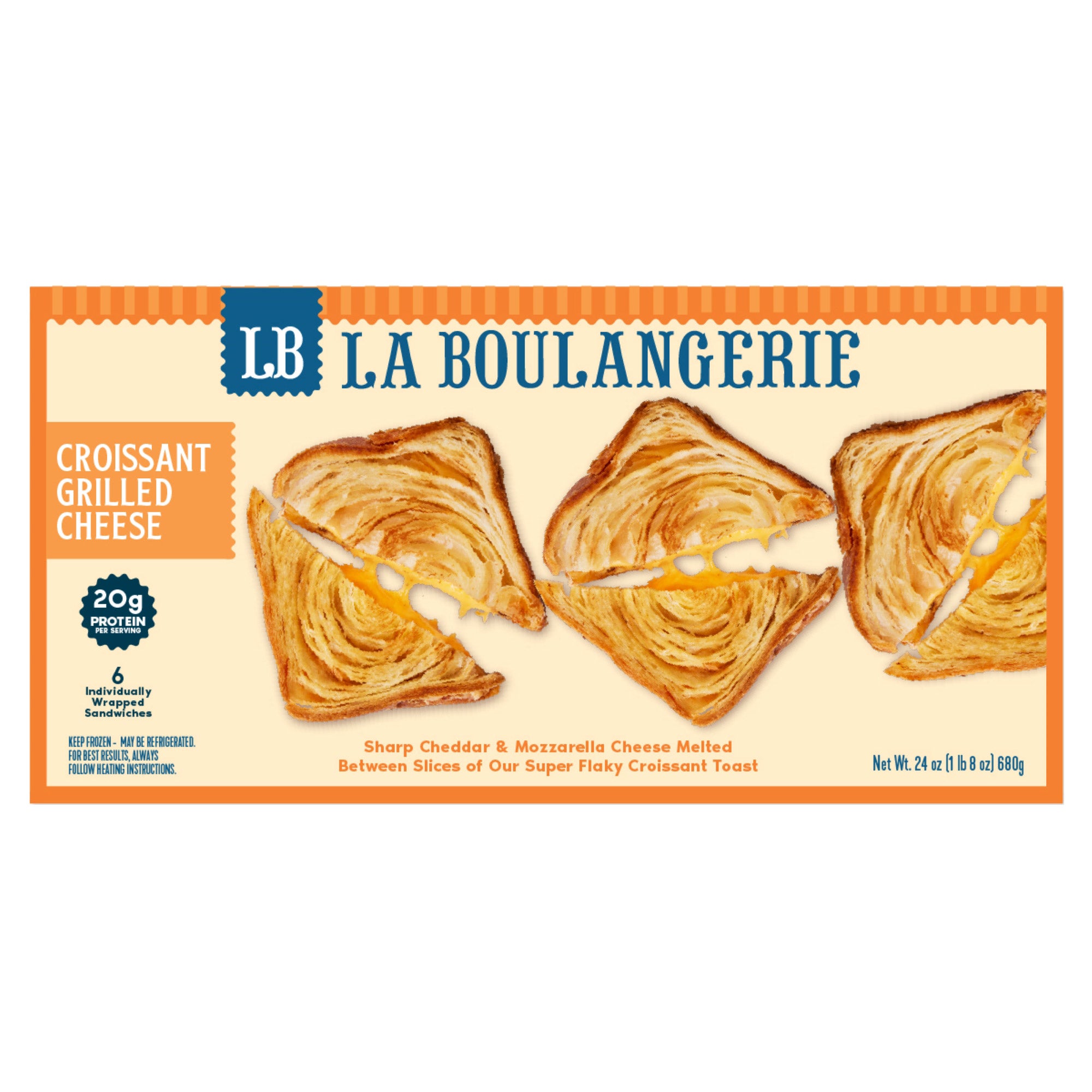 LA BOULANGERIE GRILLED CHEESE 6 COUNT 24 OUNCES - Image 1
