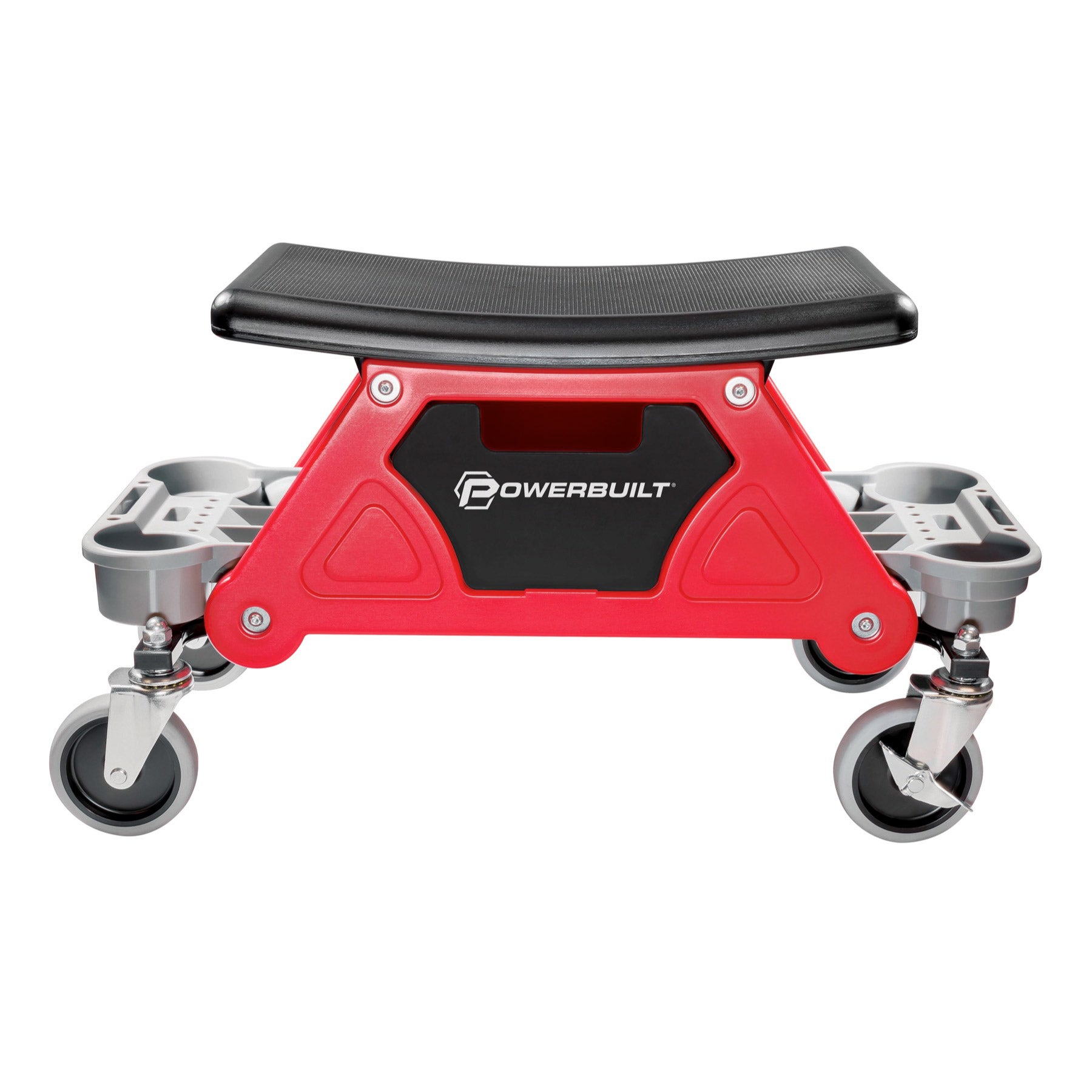 POWERBUILT HEAVY DUTY ROLLING SEAT WITH ORGANIZER