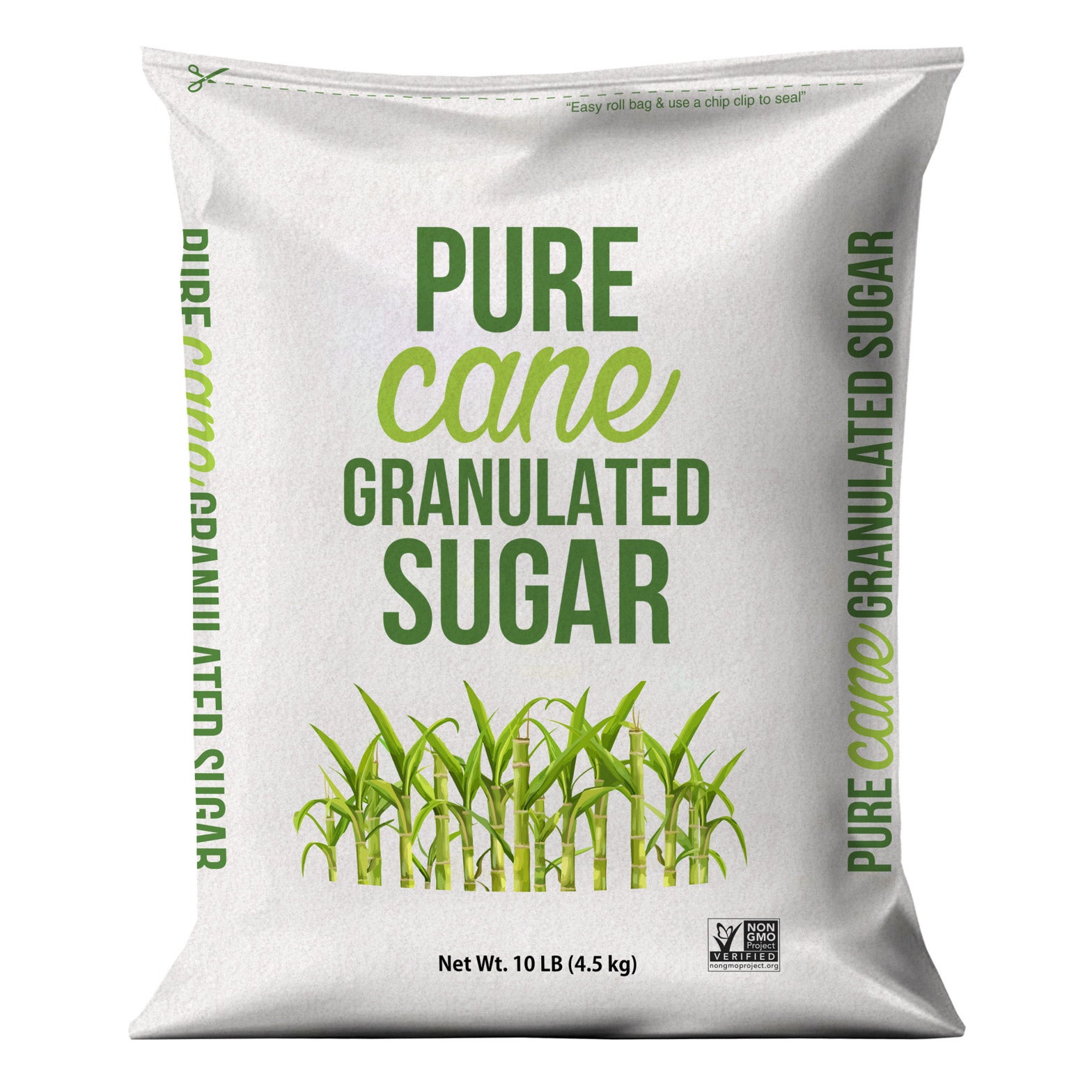 PURE CANE GRANULATED SUGAR 10 LBS - Image 1