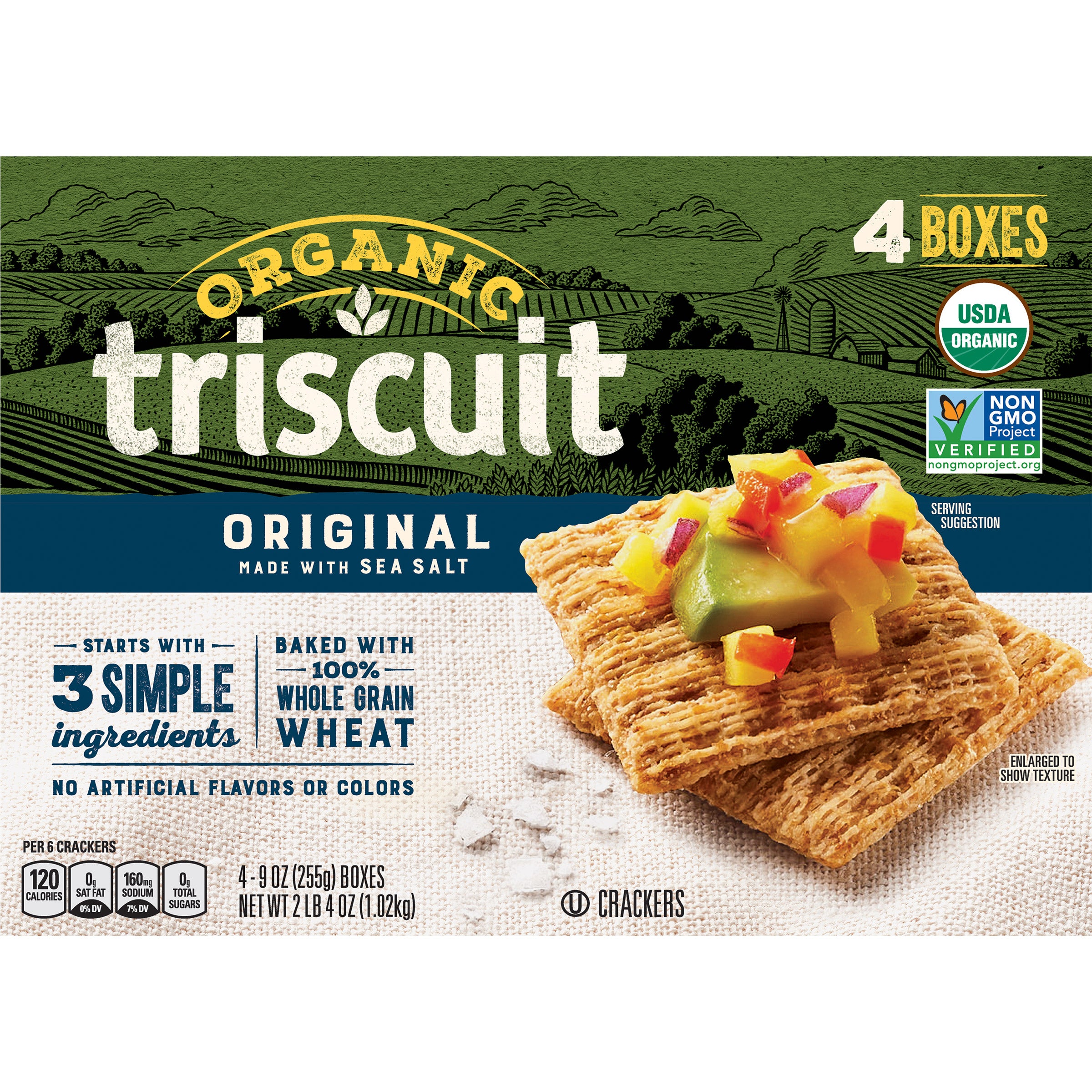 NABISCO ORGANIC TRISCUIT 36 OUNCE BOX - Image 1