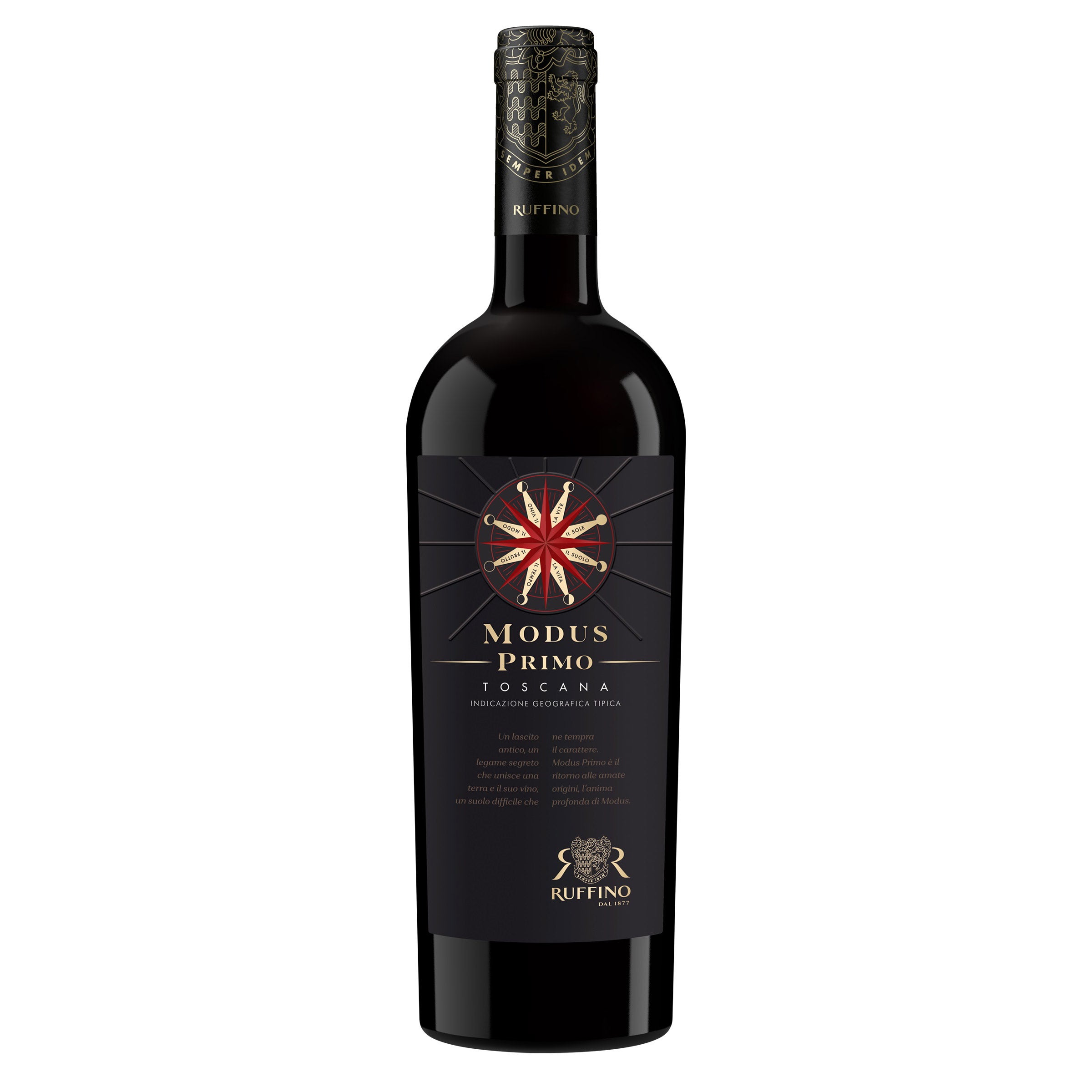 RUFFFINO MODUS PRIMO TUSCAN RED ITALY 750ML - Image 1