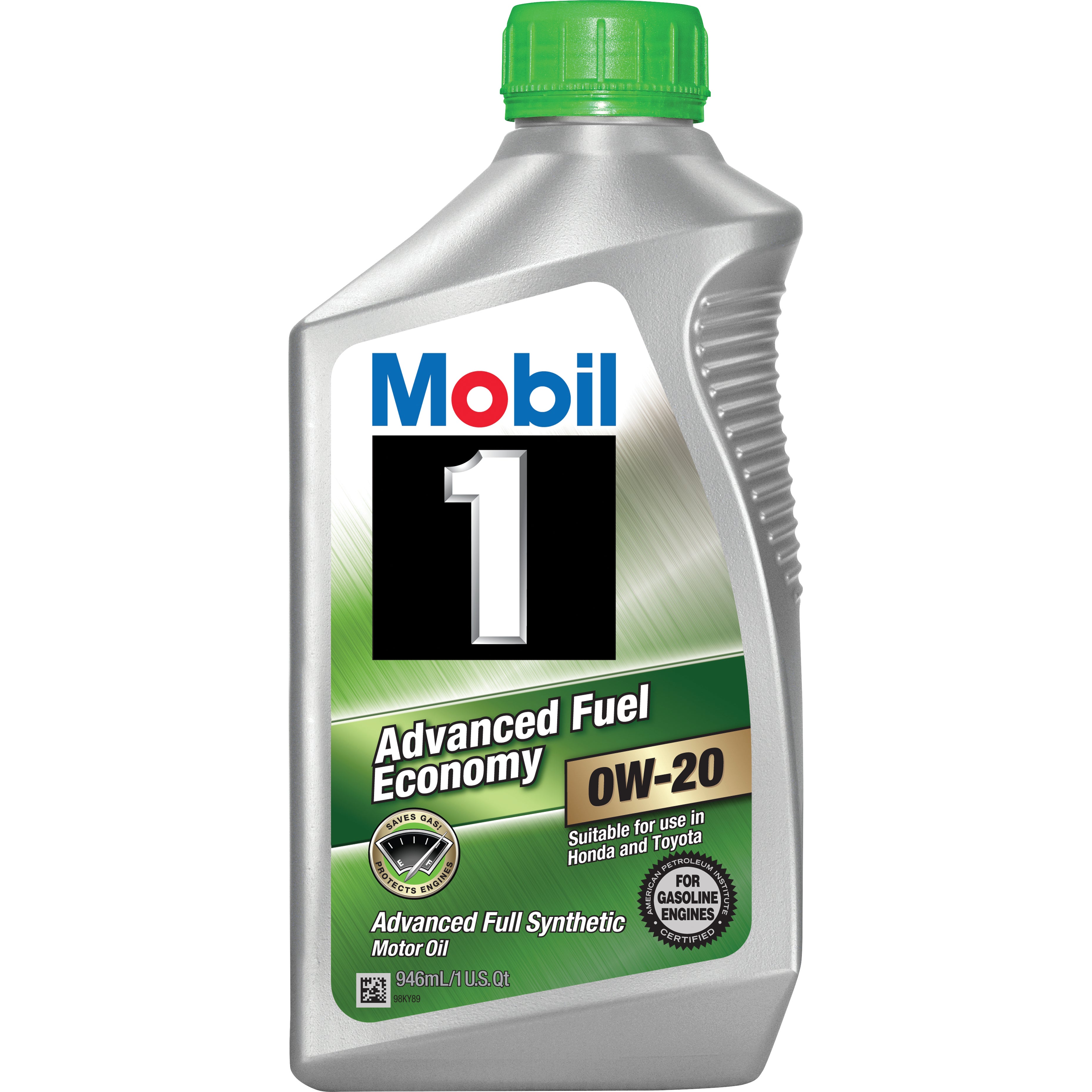 MOBIL 1 0W20 SYNTHETIC OIL 6 - 1 QUART BOTTLES - Image 1