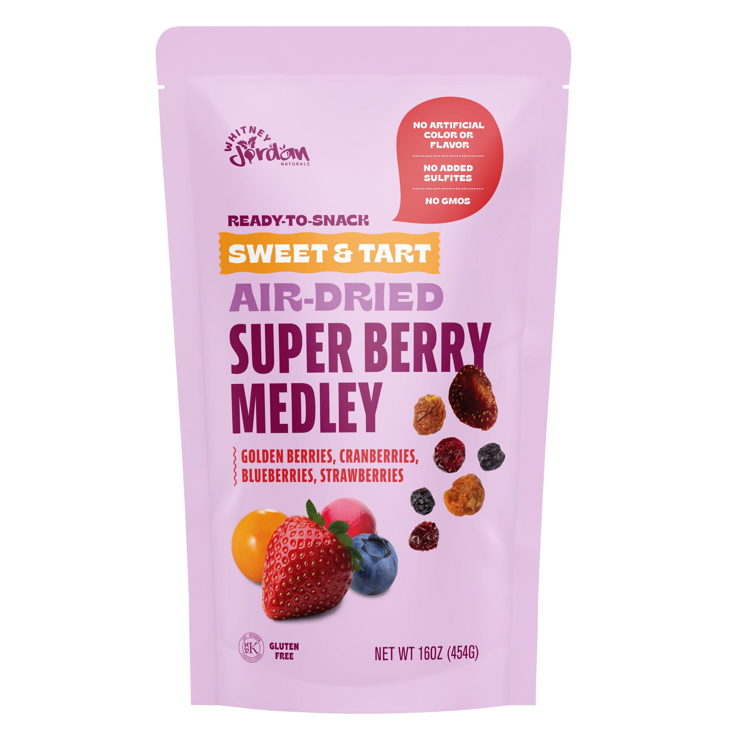 WHITNEY JORDAN SUPER BERRY MEDLEY 16-OUNCE BAG - Image 1