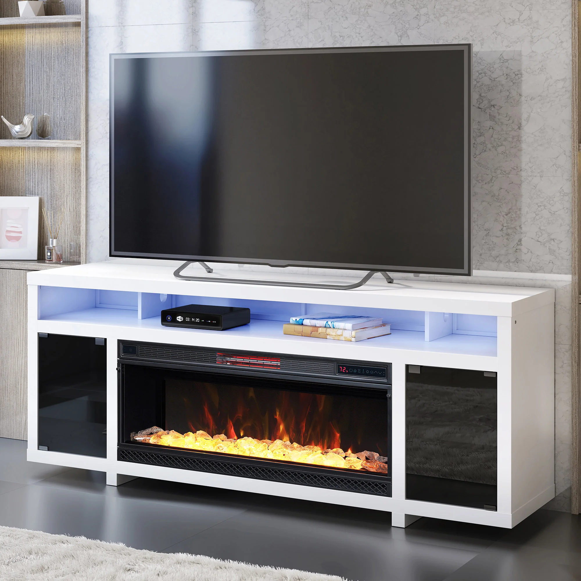 TRESANTI BENNETT 74¨ FIREPLACE