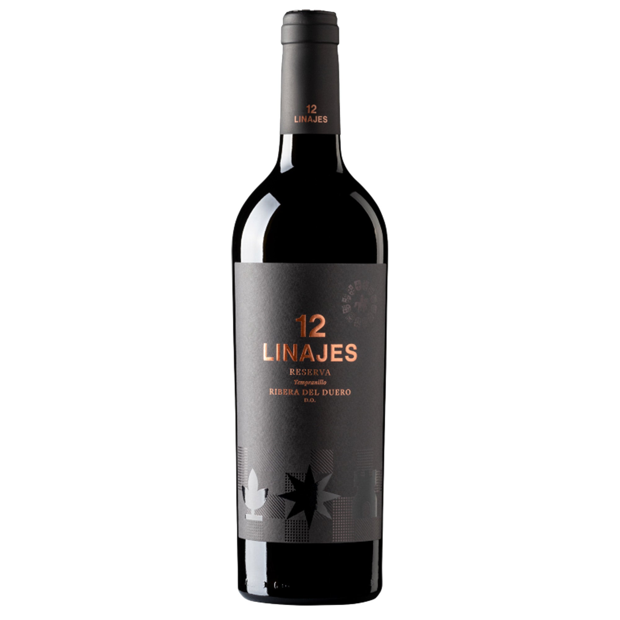12 LINAJES RESERVA TEMPRANILLO SPAIN 750ML