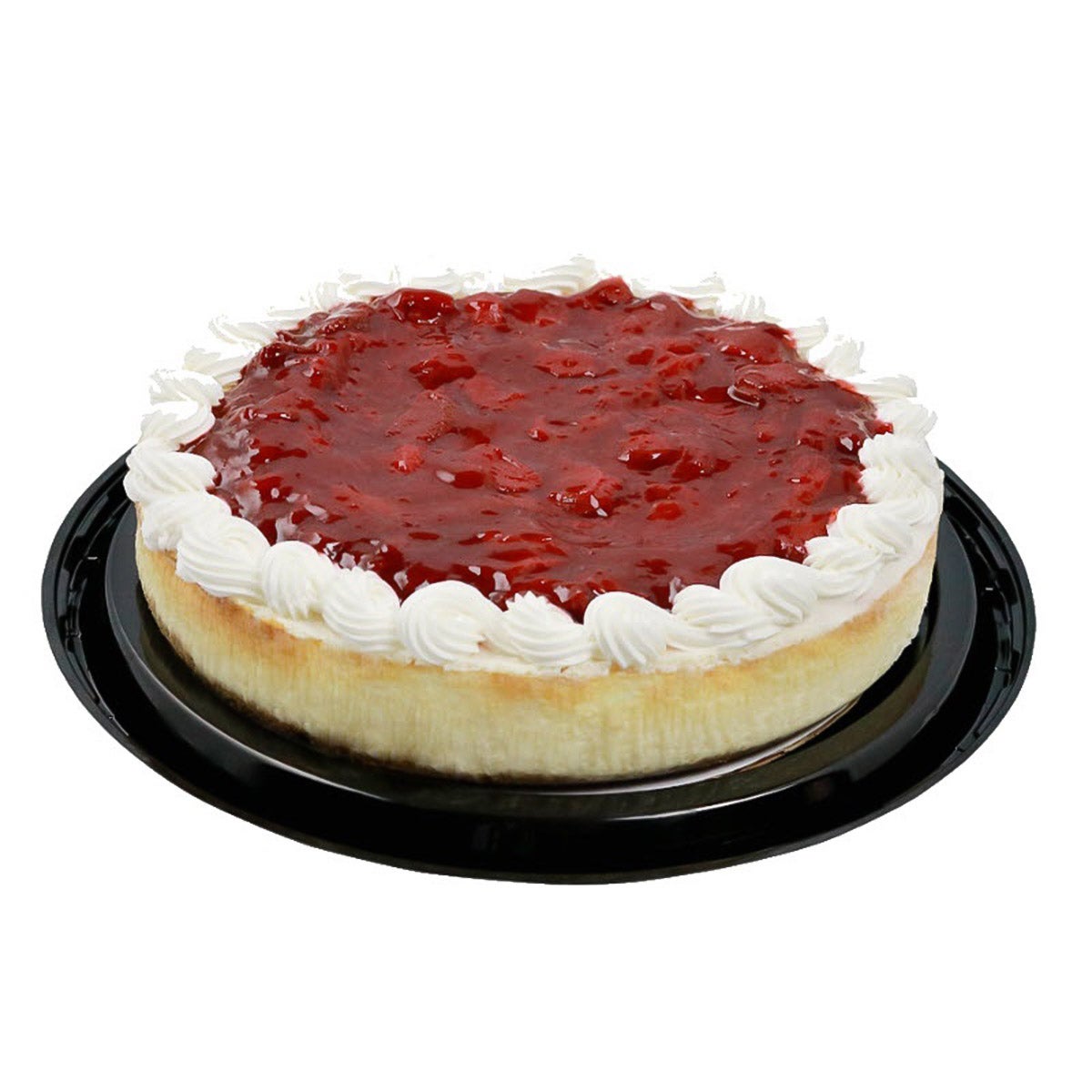 STRAWBERRY TOPPED CHEESECAKE