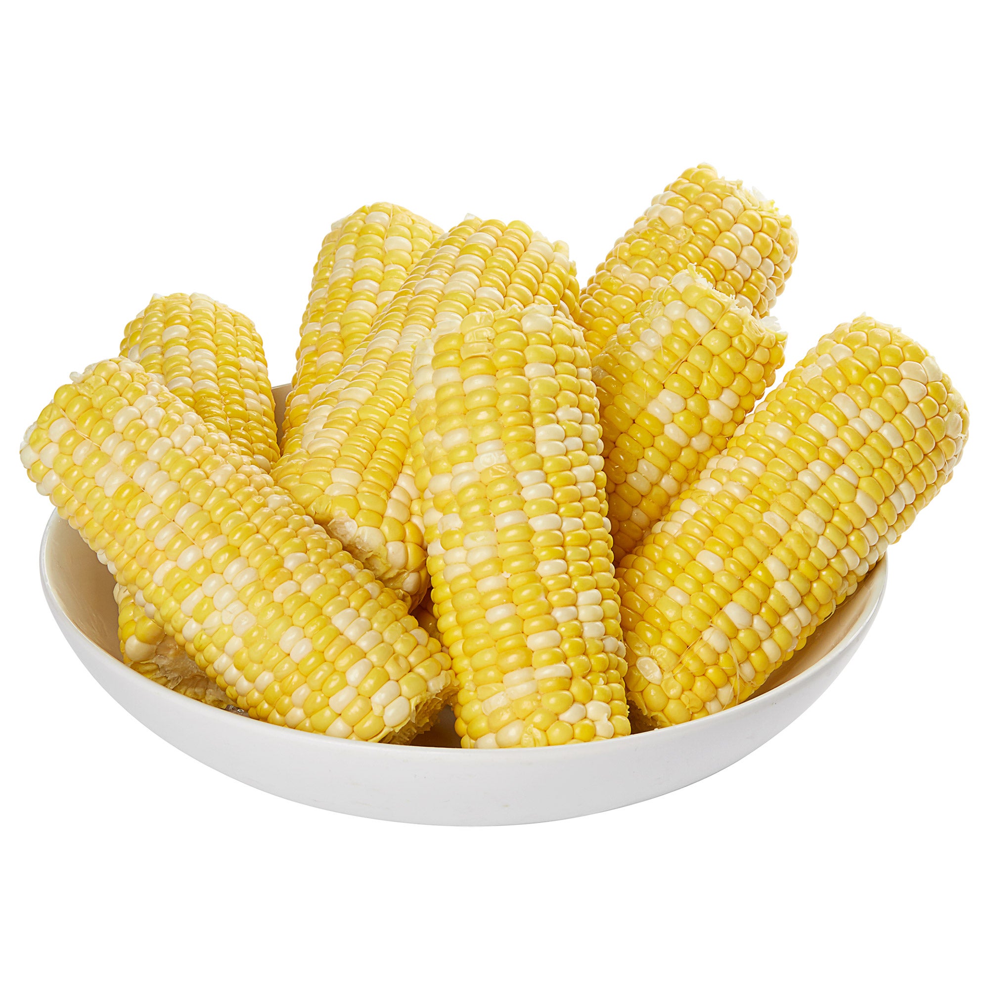 ORGANIC SWEET CORN FULLY HUSKED & TRIMMED 8 COUNT