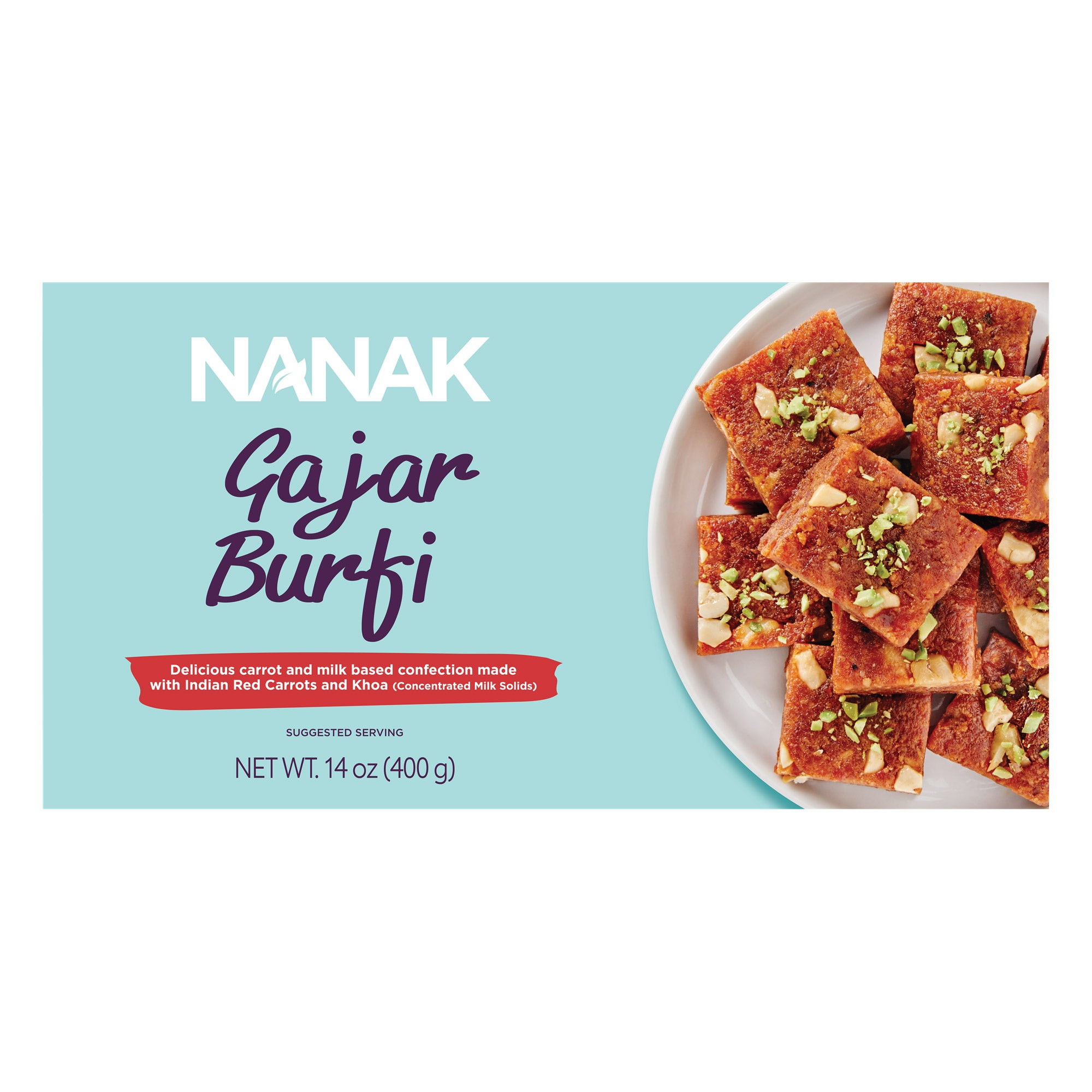 NANAK T12H8 C6 SL75 GAJAR BURFI 2/14 OZ (1.75LB) - Image 1