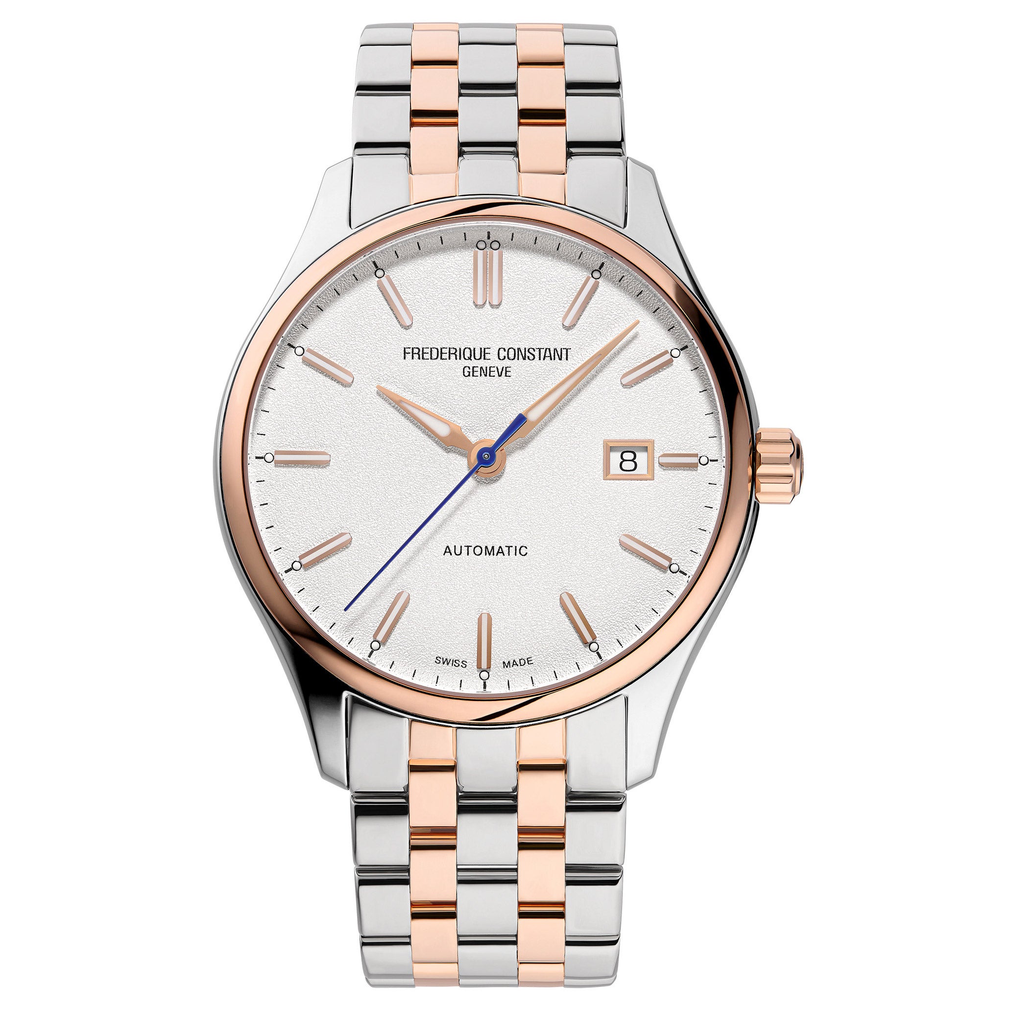 FREDERIQUE CONSTANT TWO-TONE ROSE TONE STAINLESS MENS WATCH