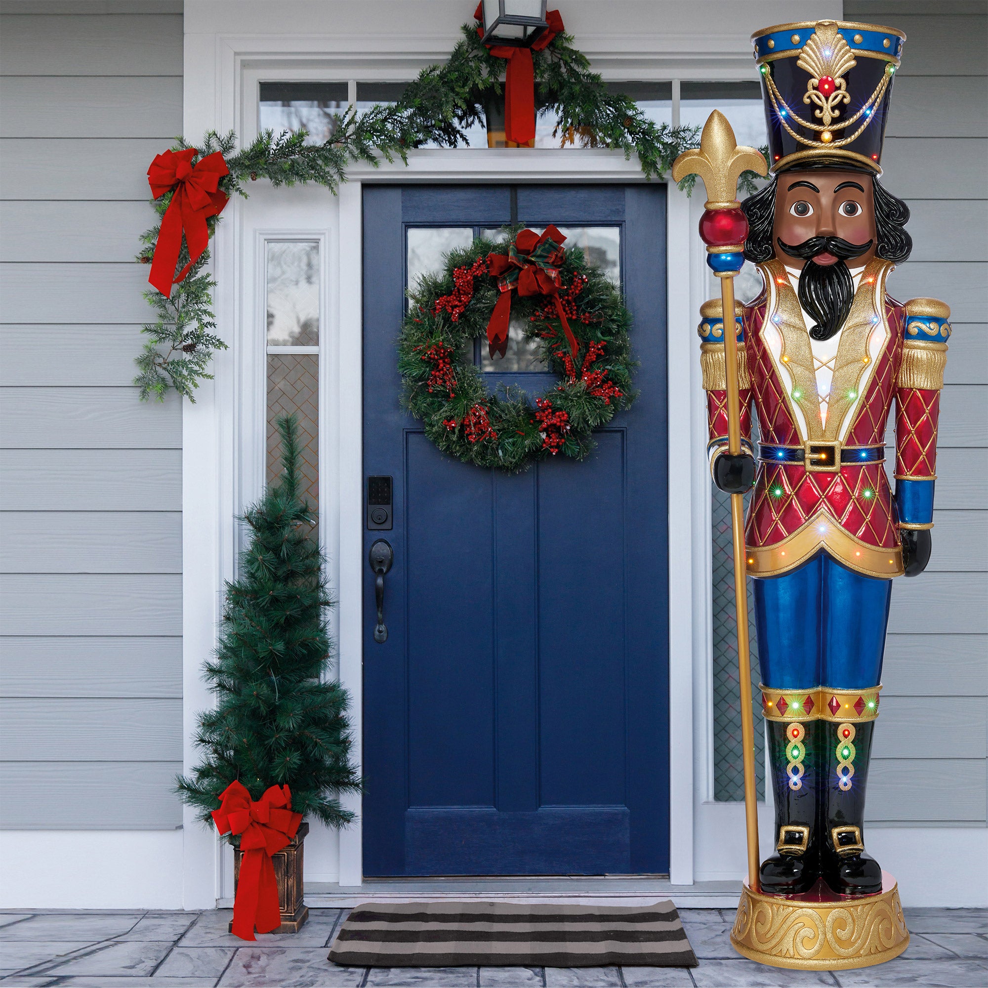 8' GRAND NUTCRACKER LIGHTS AND MUSIC - Image 1