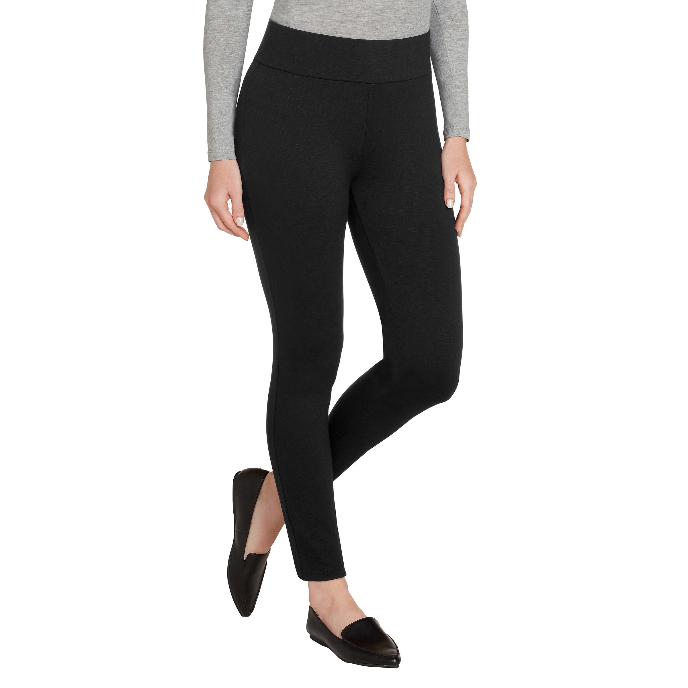MATTY M LADIES HIGH RISE SLUB PONTE LEGGING
