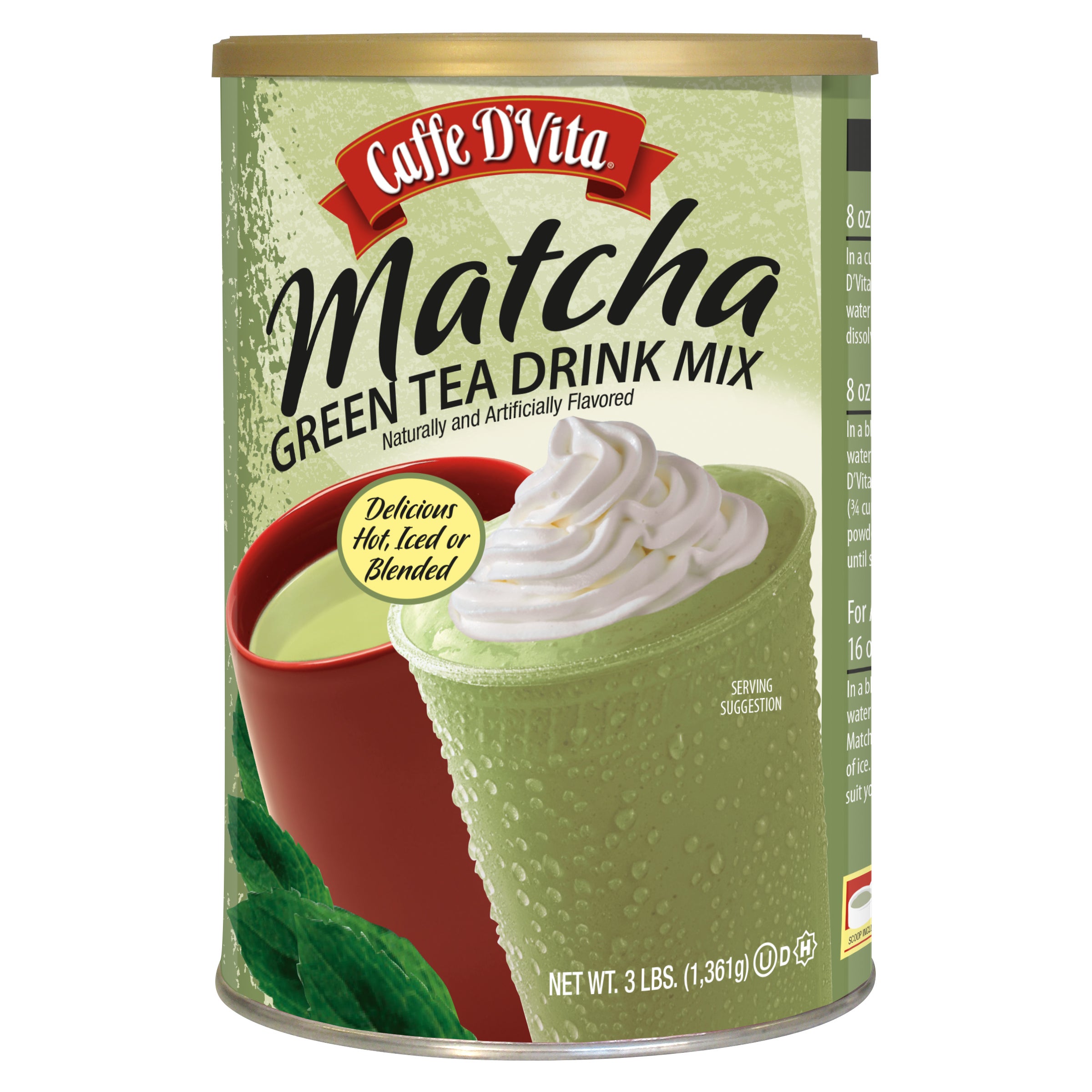 CAFFE D'VITA MATCHA 3 LB