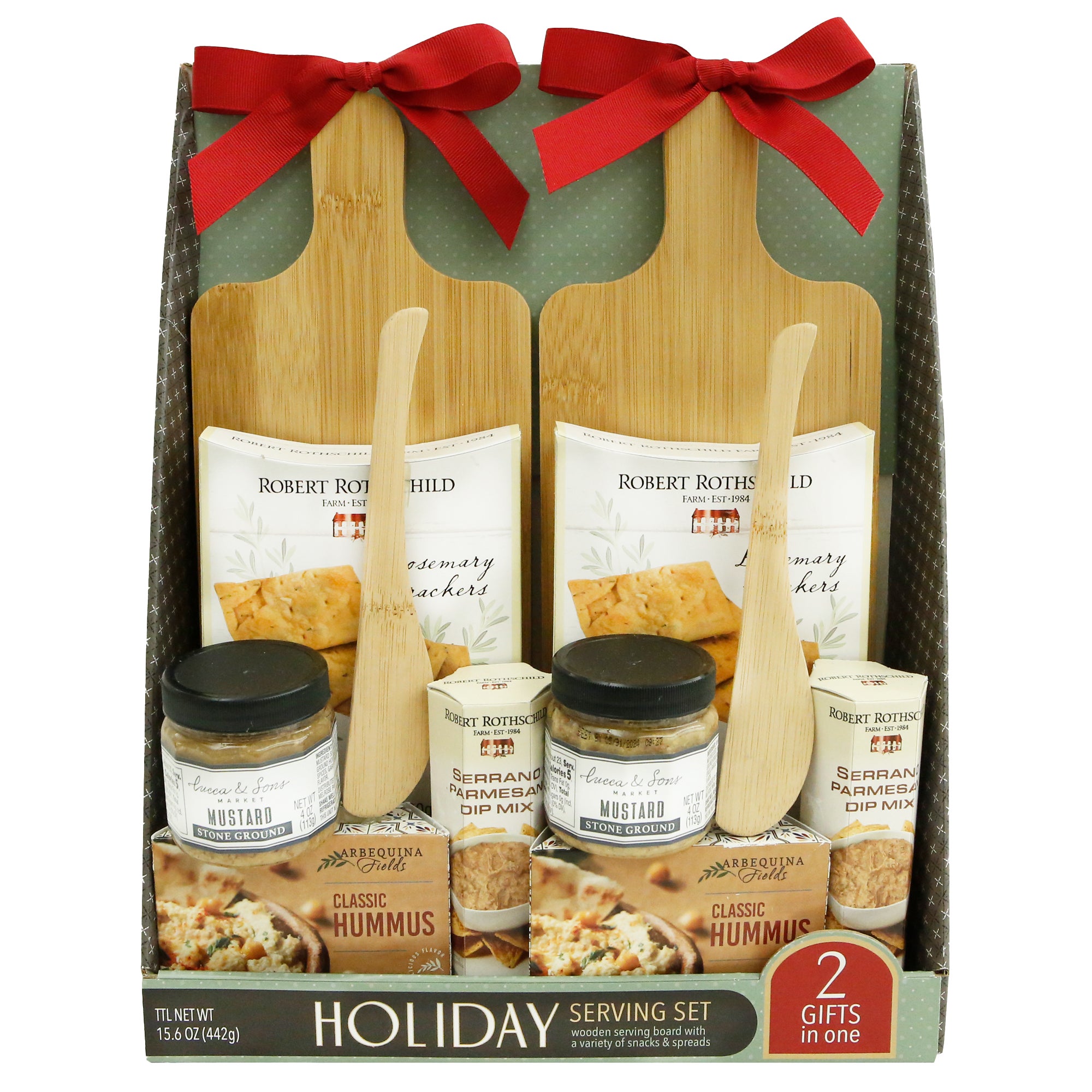 HOLIDAY HOST SERVING SET 2 PK / 15.6 OZ