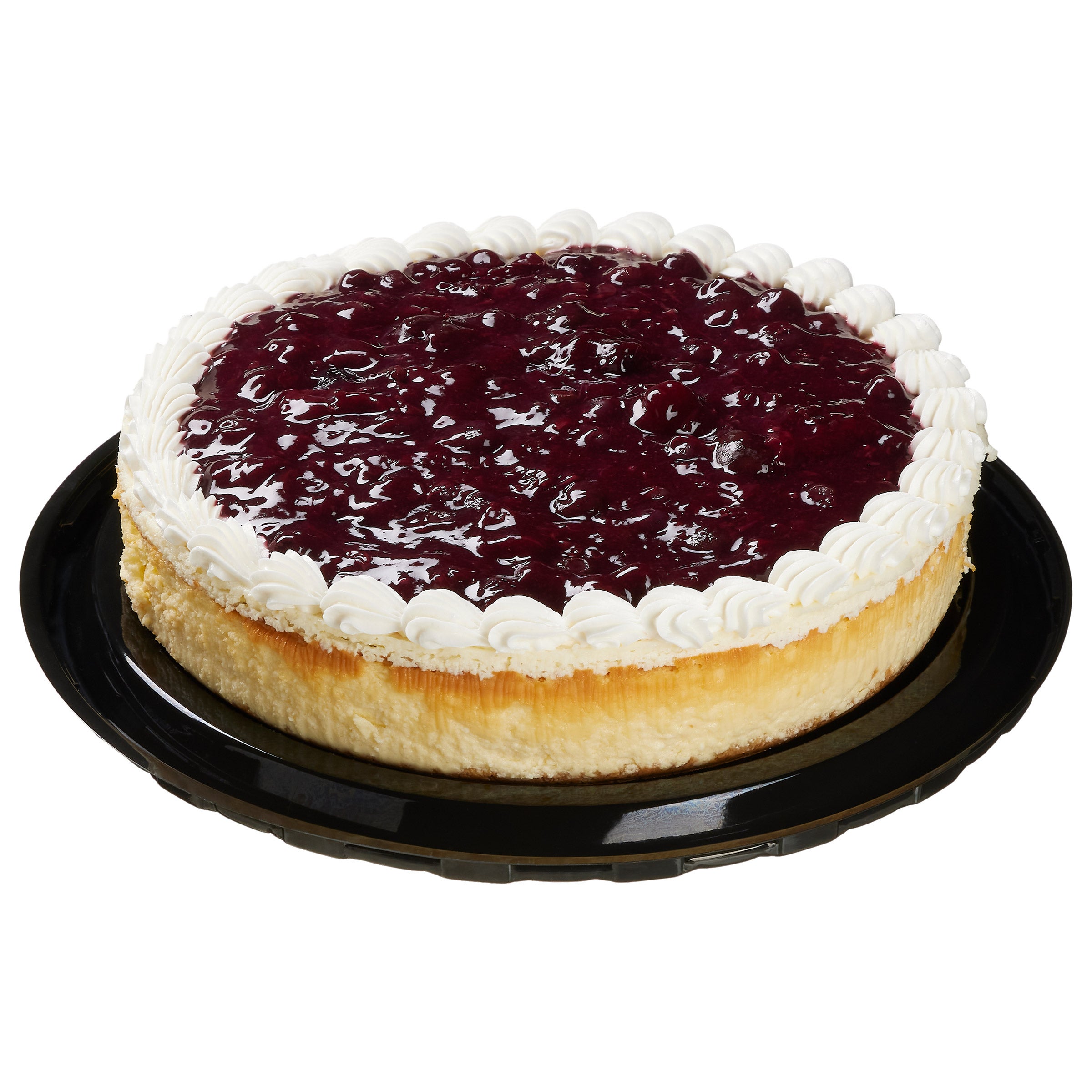 MIXED BERRY TOPPED CHEESECAKE