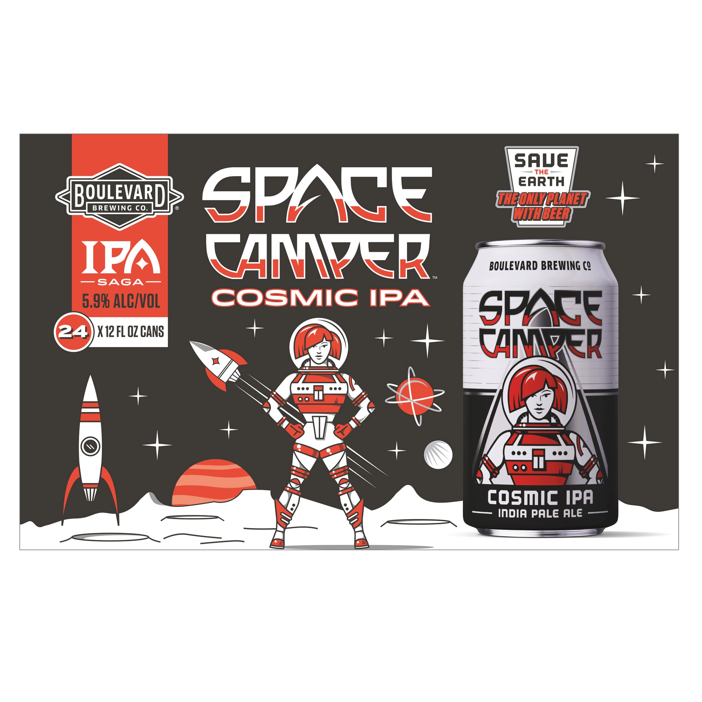 BOULEVARD SPACE CAMPER COSMIC IPA PACK 24/12OZ CANS - Image 1