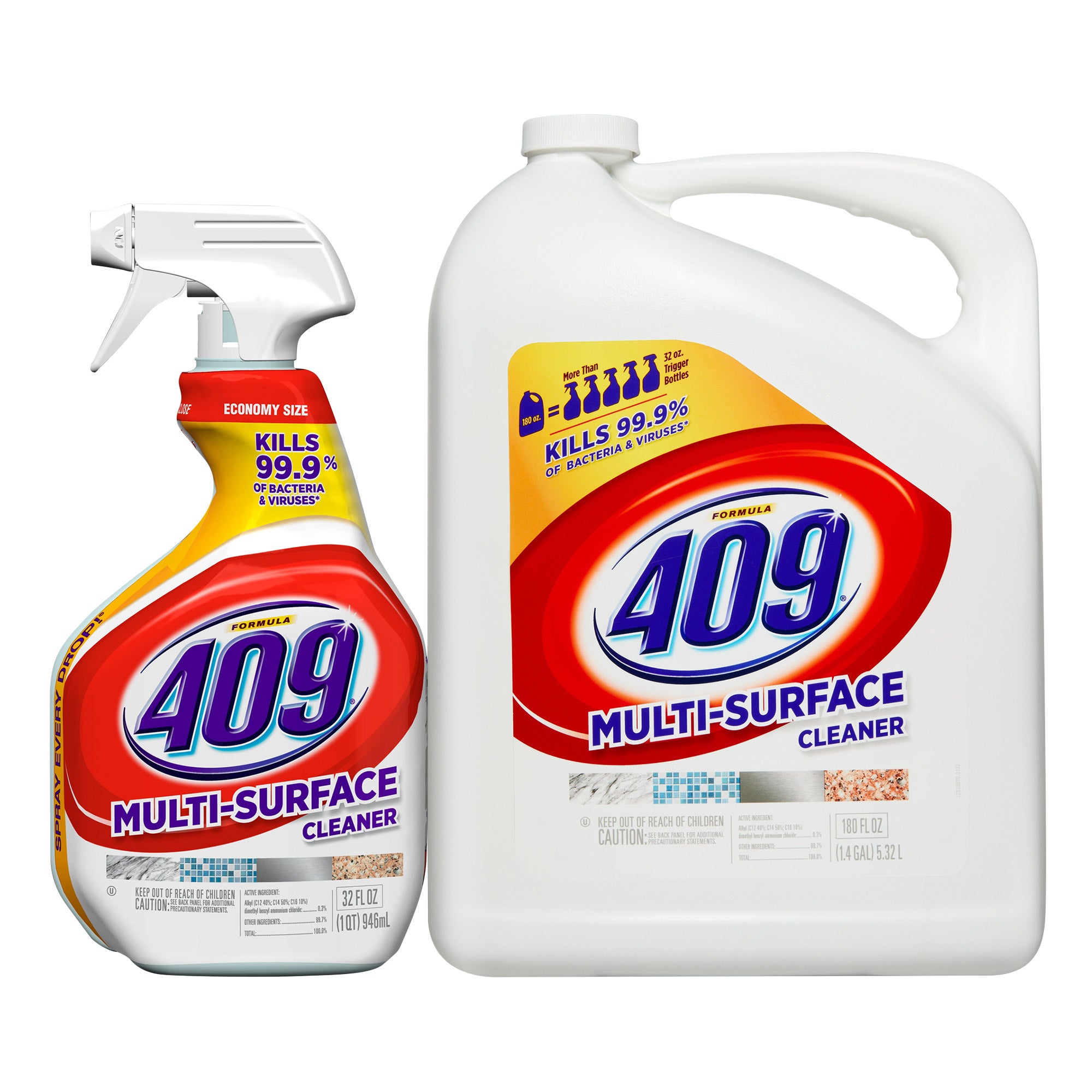 FORMULA 409 ALL PURPOSE CLEANER 32 OZ & 180 OZ REFILL