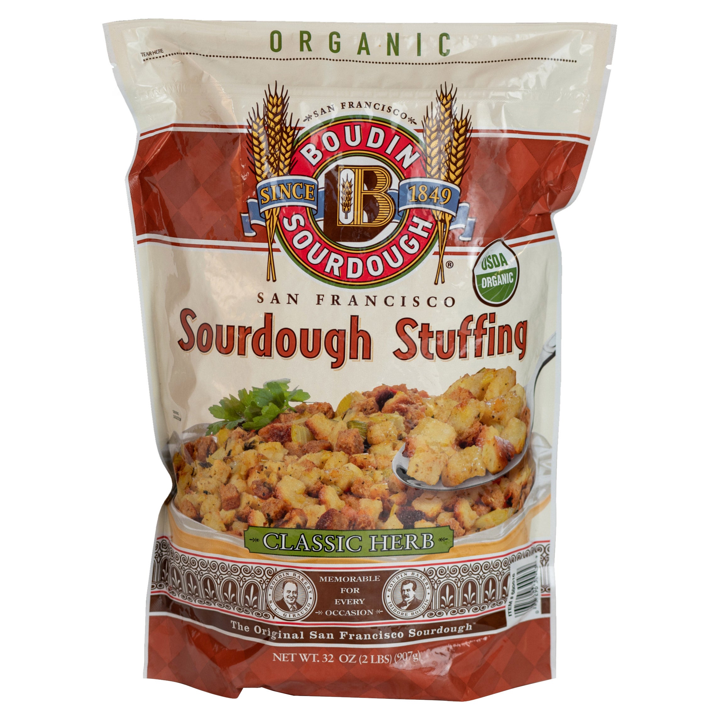 BOUDIN ORGANIC SOURDOUGH STUFFING 32 OZ - Image 1