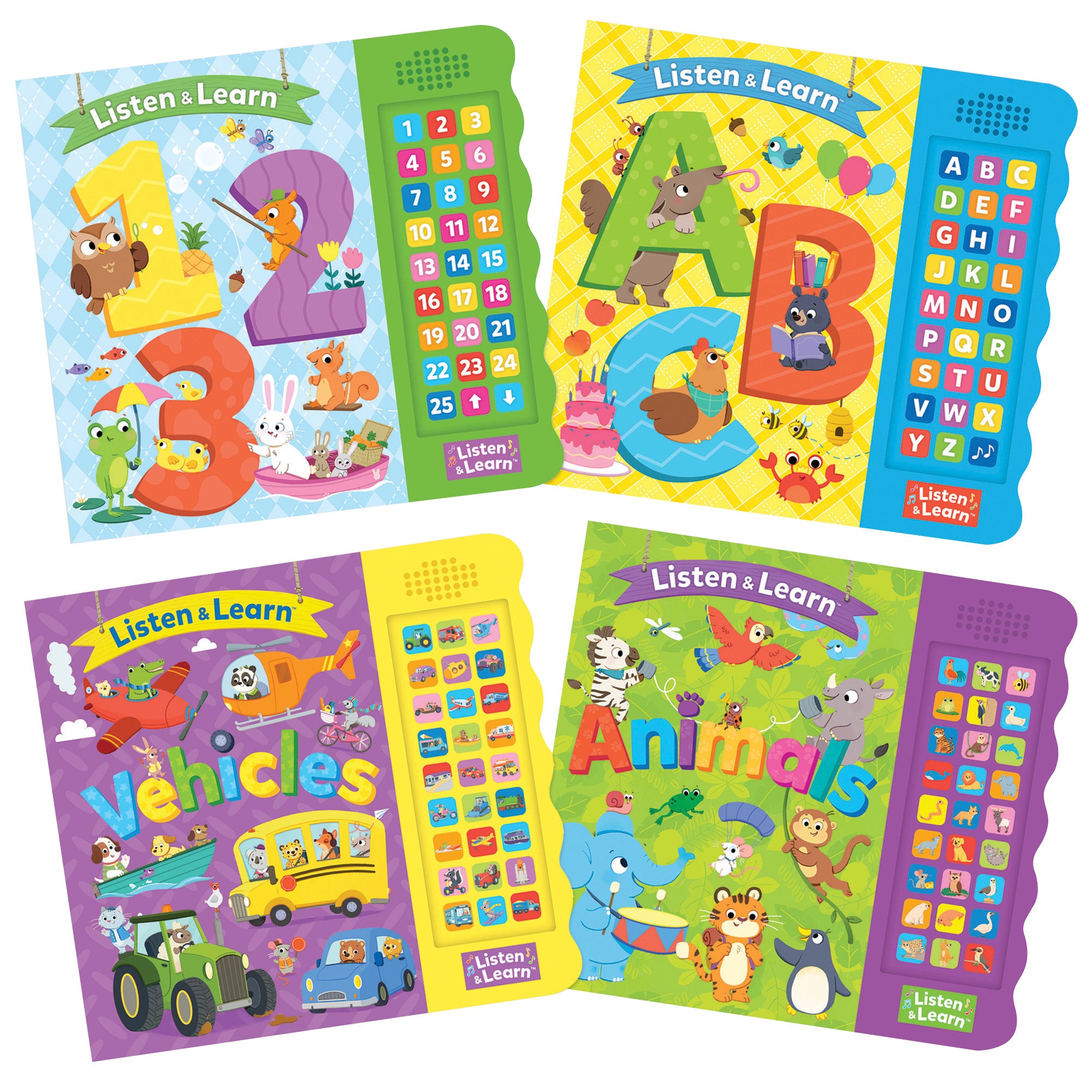 27 BUTTON LISTEN & LEARN SOUND BOOKS