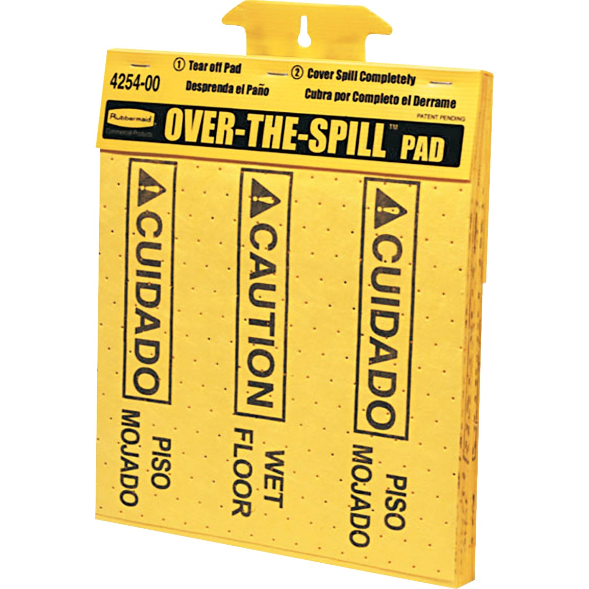 RUBBERMAID OVER THE SPILL PADS RCP4254 25CT