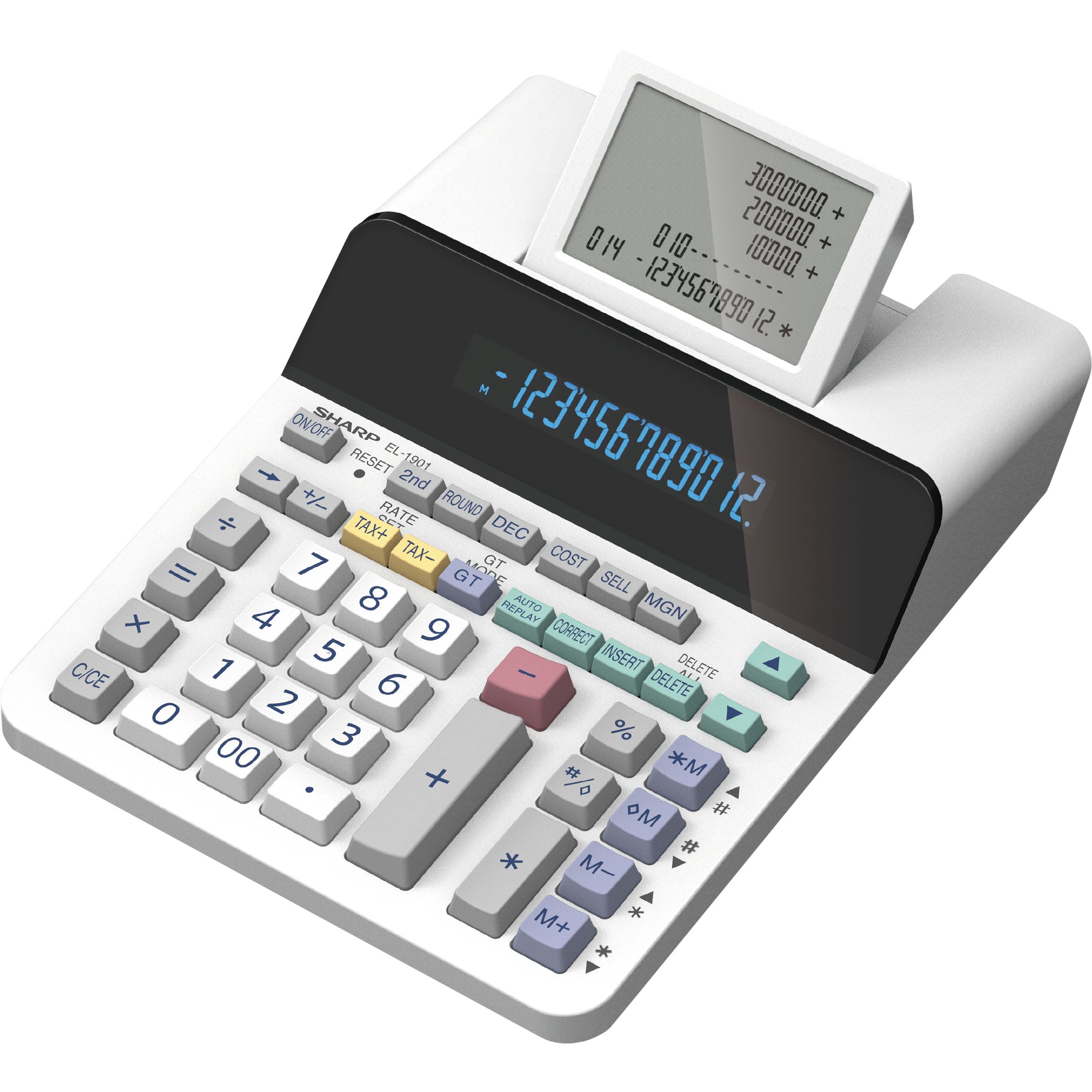SHARP PRINTING CALCULATOR SHREL1901 - Image 1