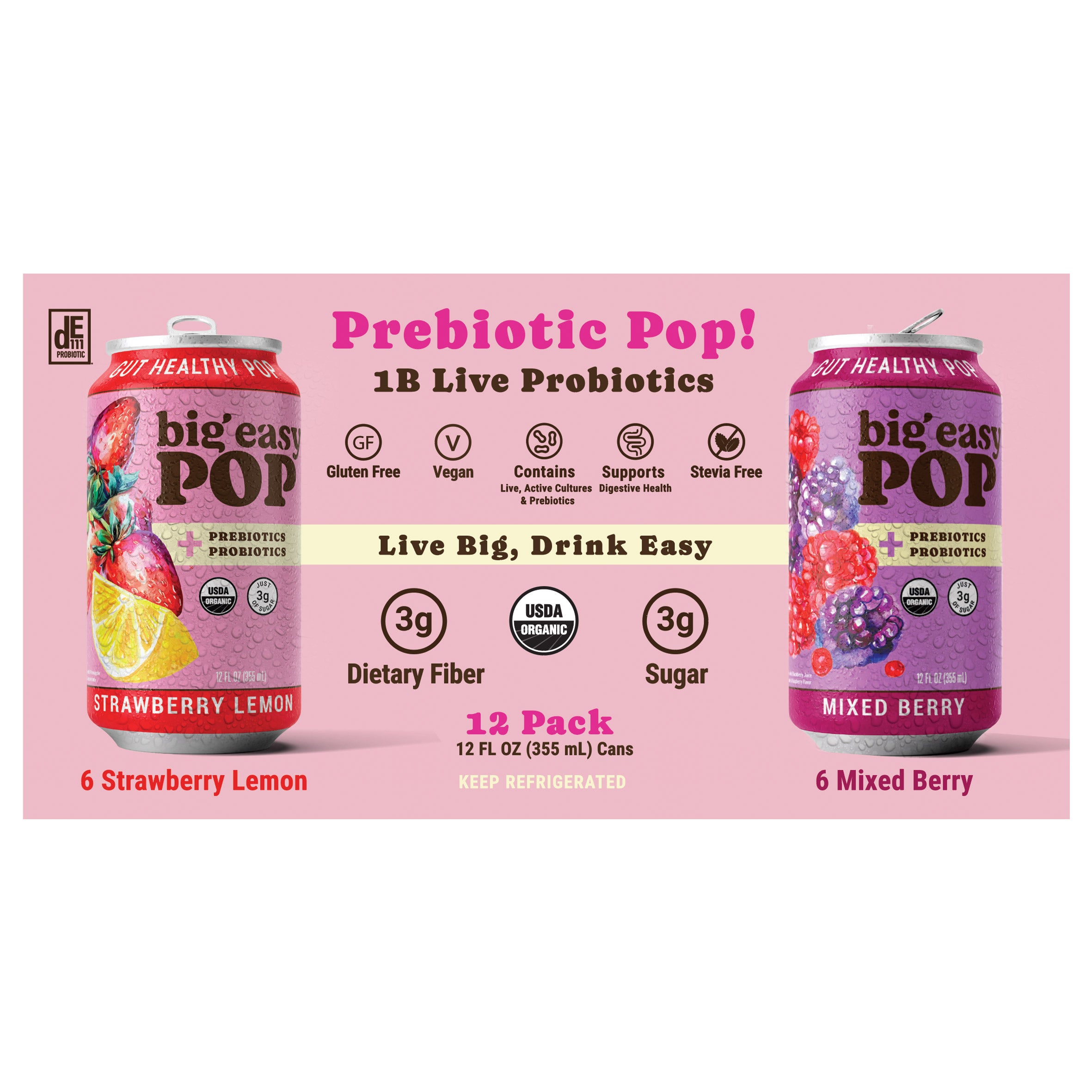 BIG EASY POP VARIETY PACK 12/12OZ - Image 1