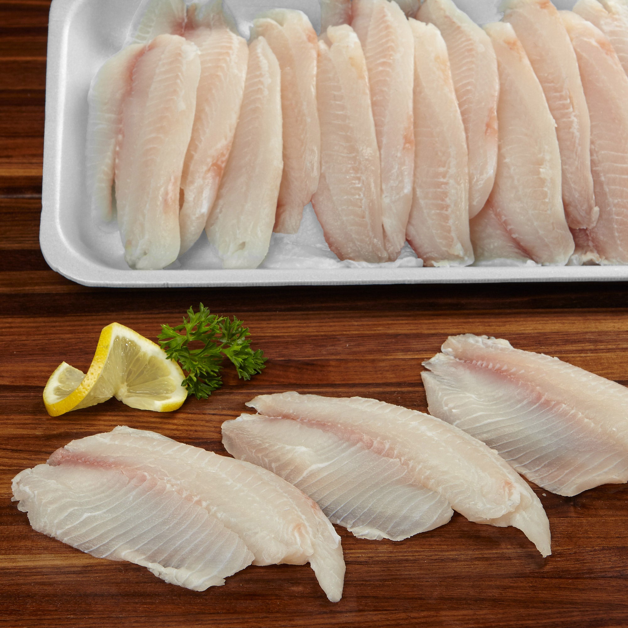 FRESH TILAPIA FILLET FARM RAISED PER LB - Image 1