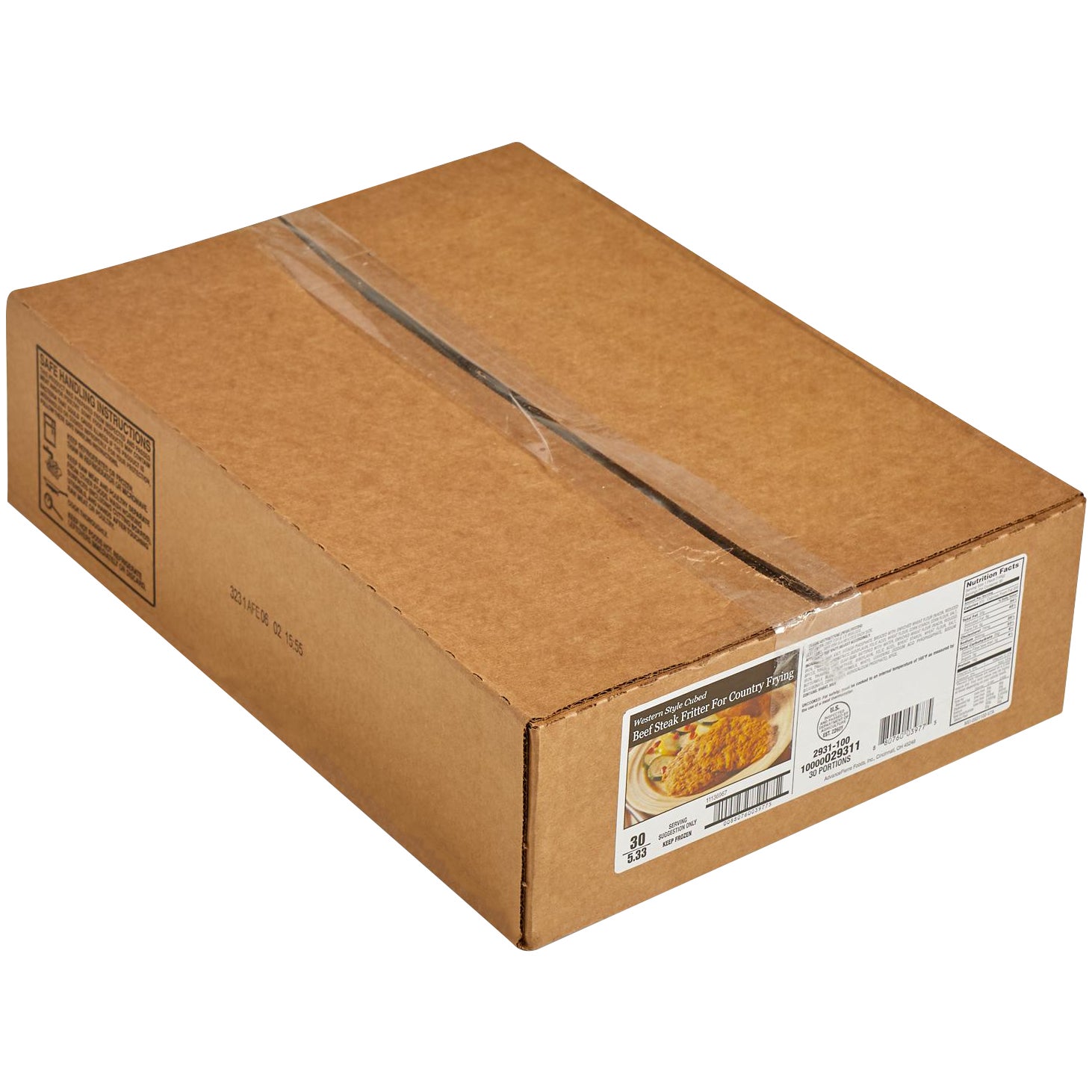 ADVANCE PIERRE BEEF STEAK FRITTER 10 LB - Image 1