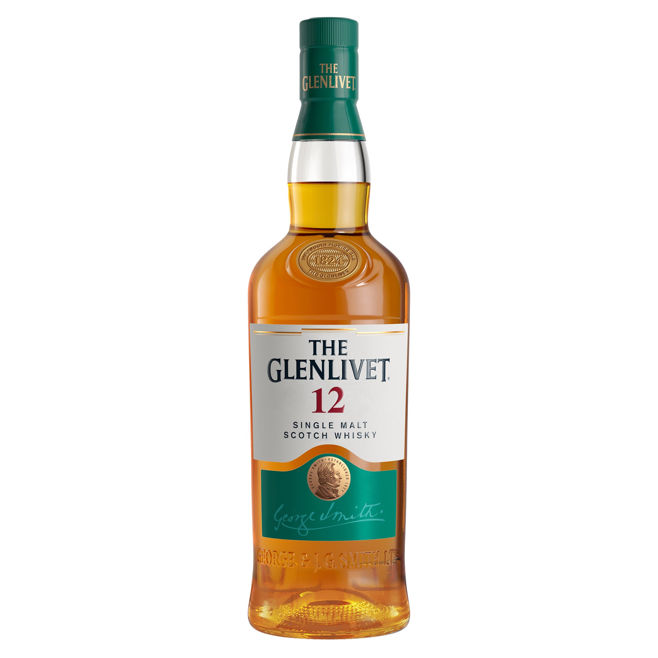 GLENLIVET 12YR SINGLE MALT SCOTCH SCOTLAND 750 ML