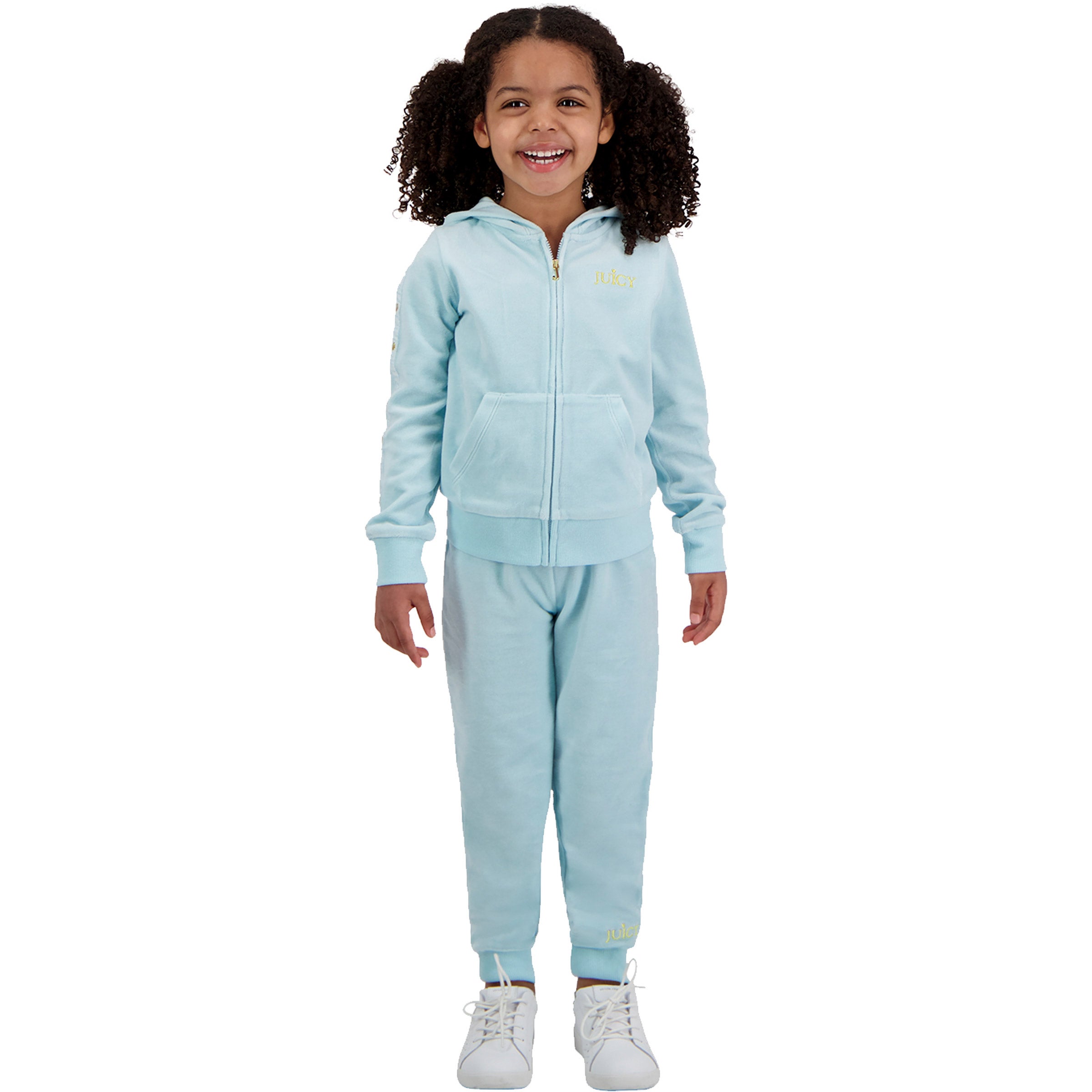 JUICY COUTURE KIDS' 2PC VELOUR SET - Image 1