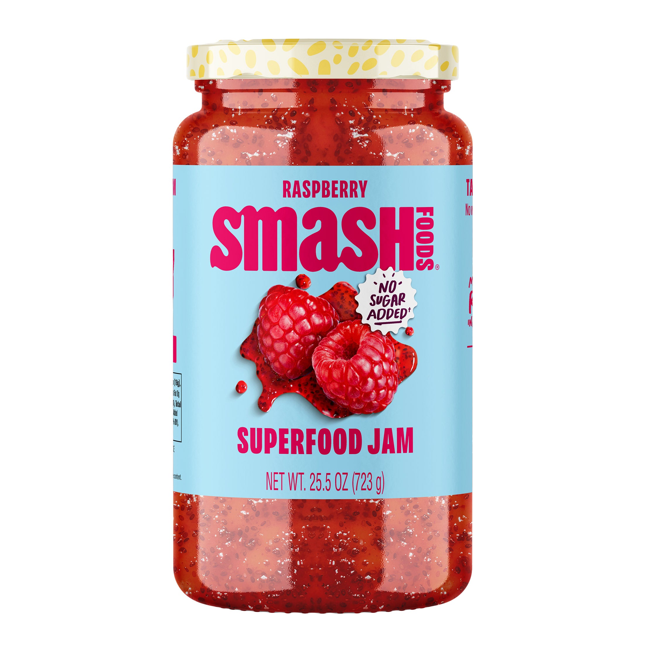 SMASH FOODS SUPERFOOD RASPBERRY SPREAD 25.5 OZ (1.59 LBS) - Image 1