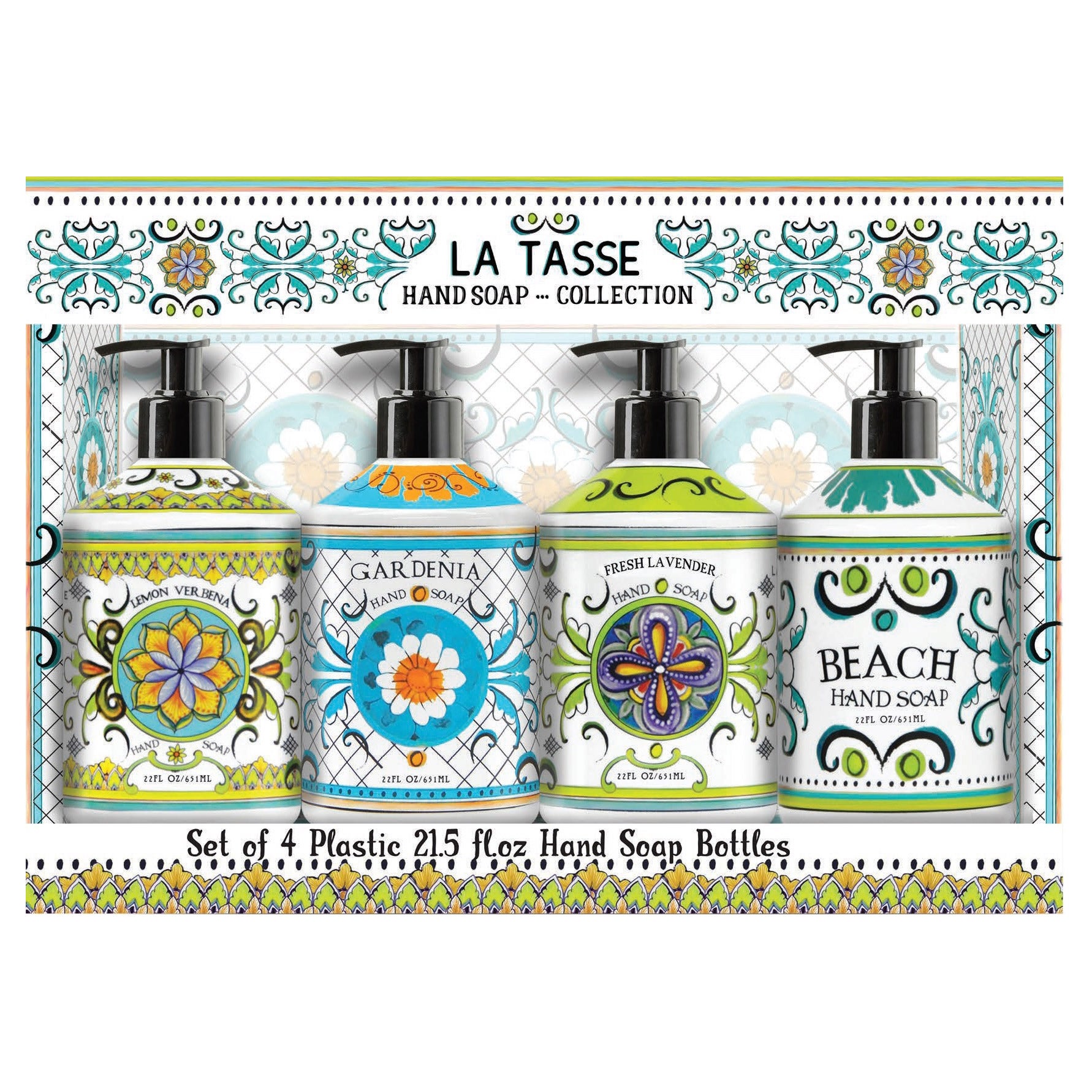 HOME AND BODY CO. LA TASSE HAND SOAP 21.5 FL OZ, 4 PACK