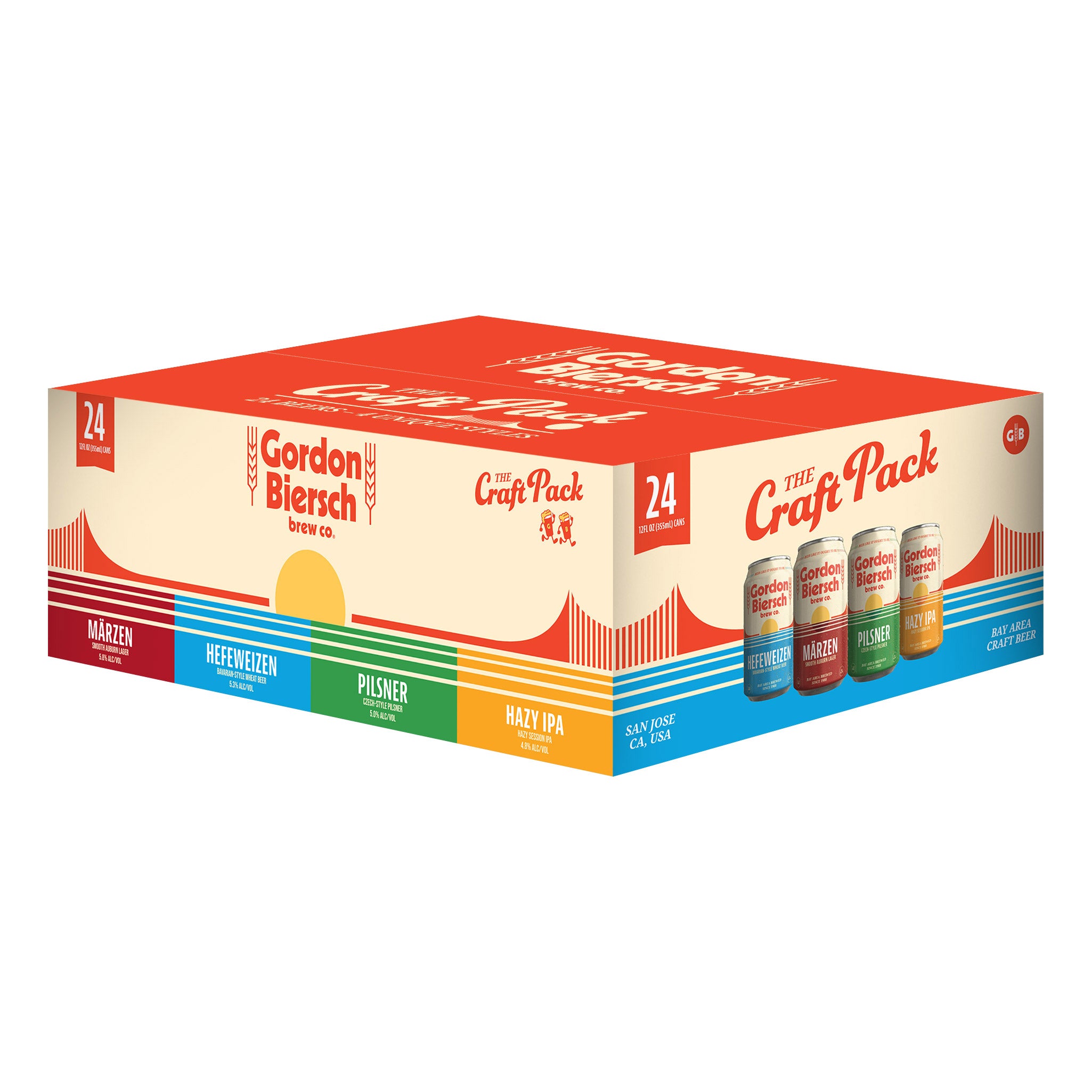 GORDON BIERSCH THE CRAFT PACK 24/12 OZ CANS